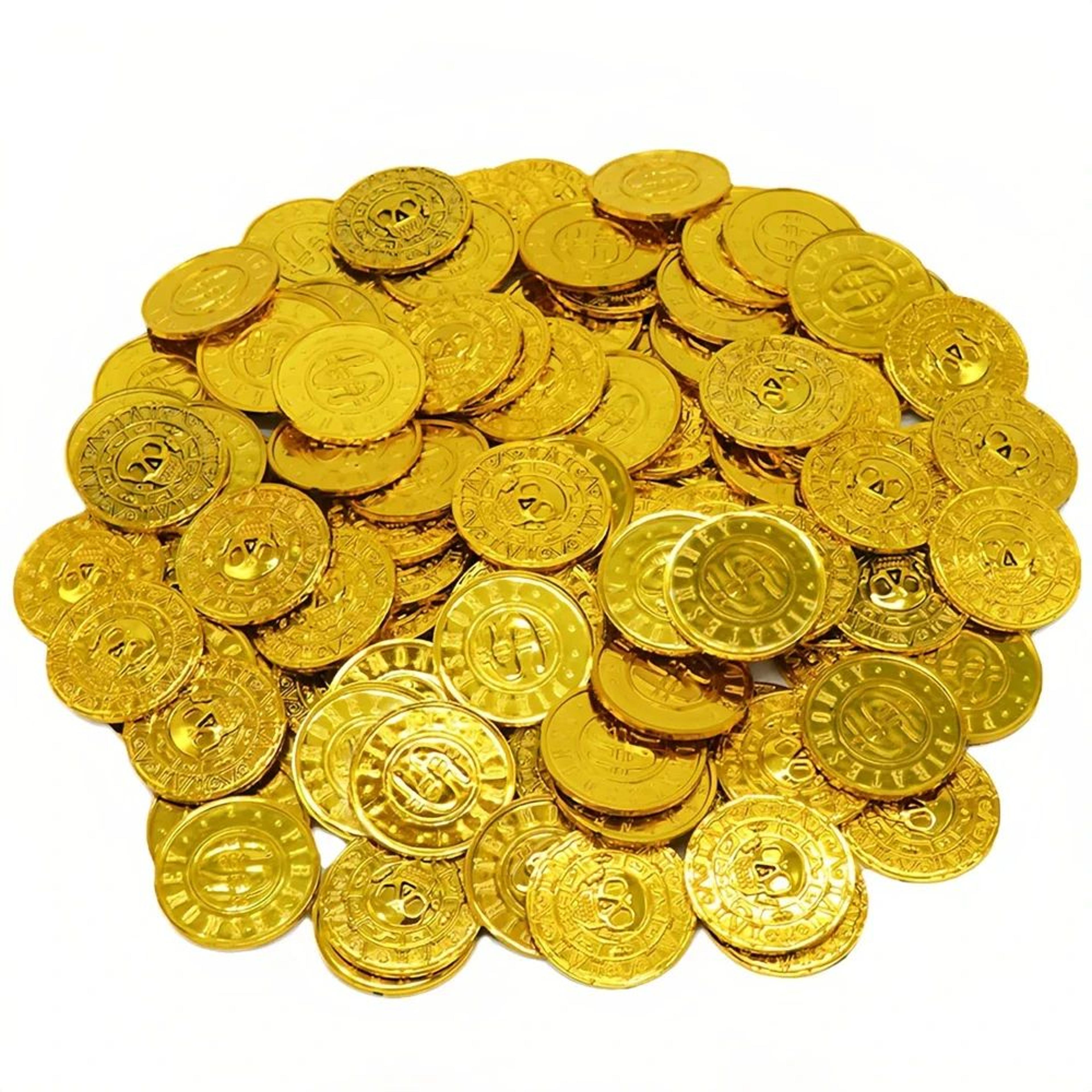 Retro Pirate Treasure Coins  Fake Gold Coins For Treasure Hunts  Party Favors 7
