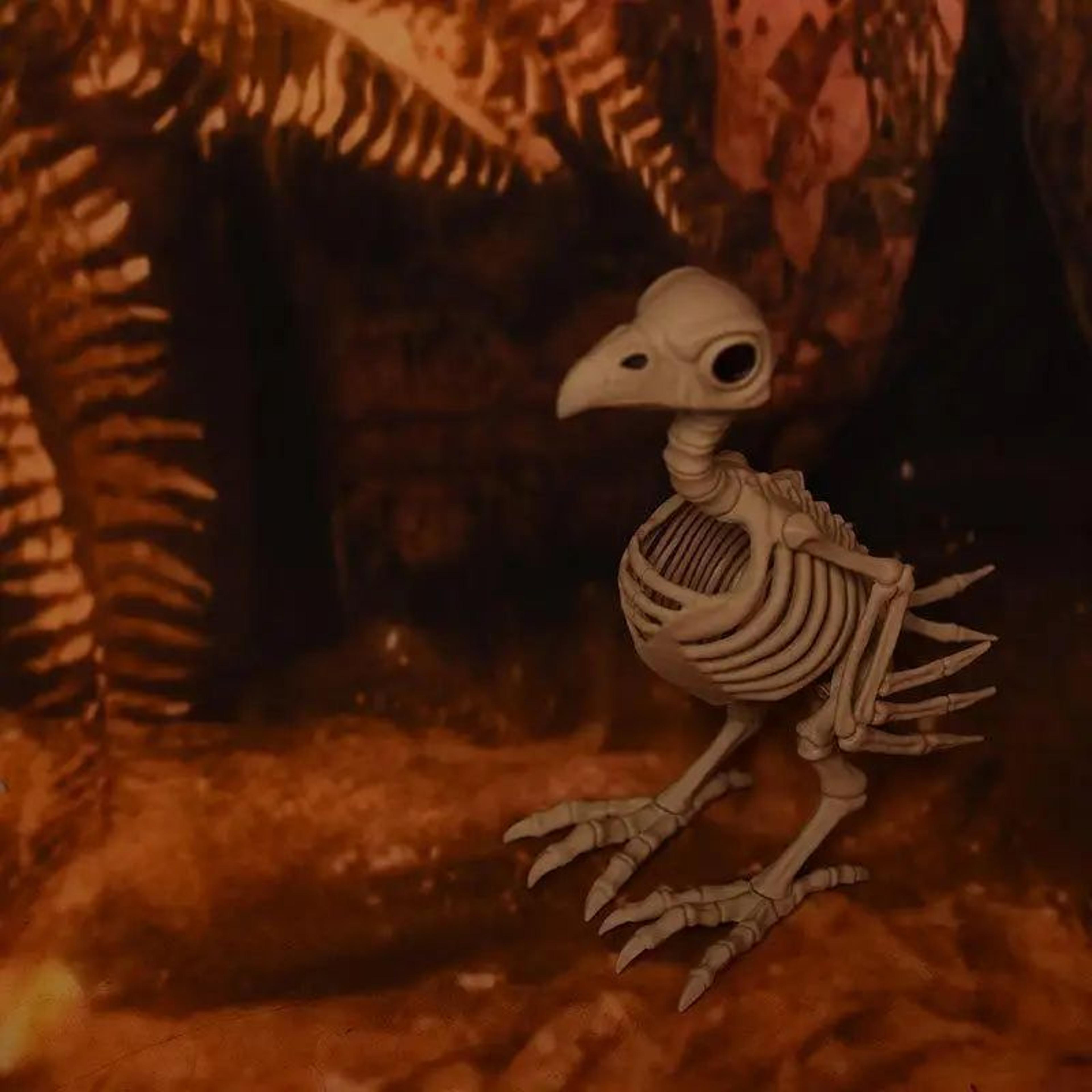 Bonehowl Skeleton Wolf Halloween Decoration 4