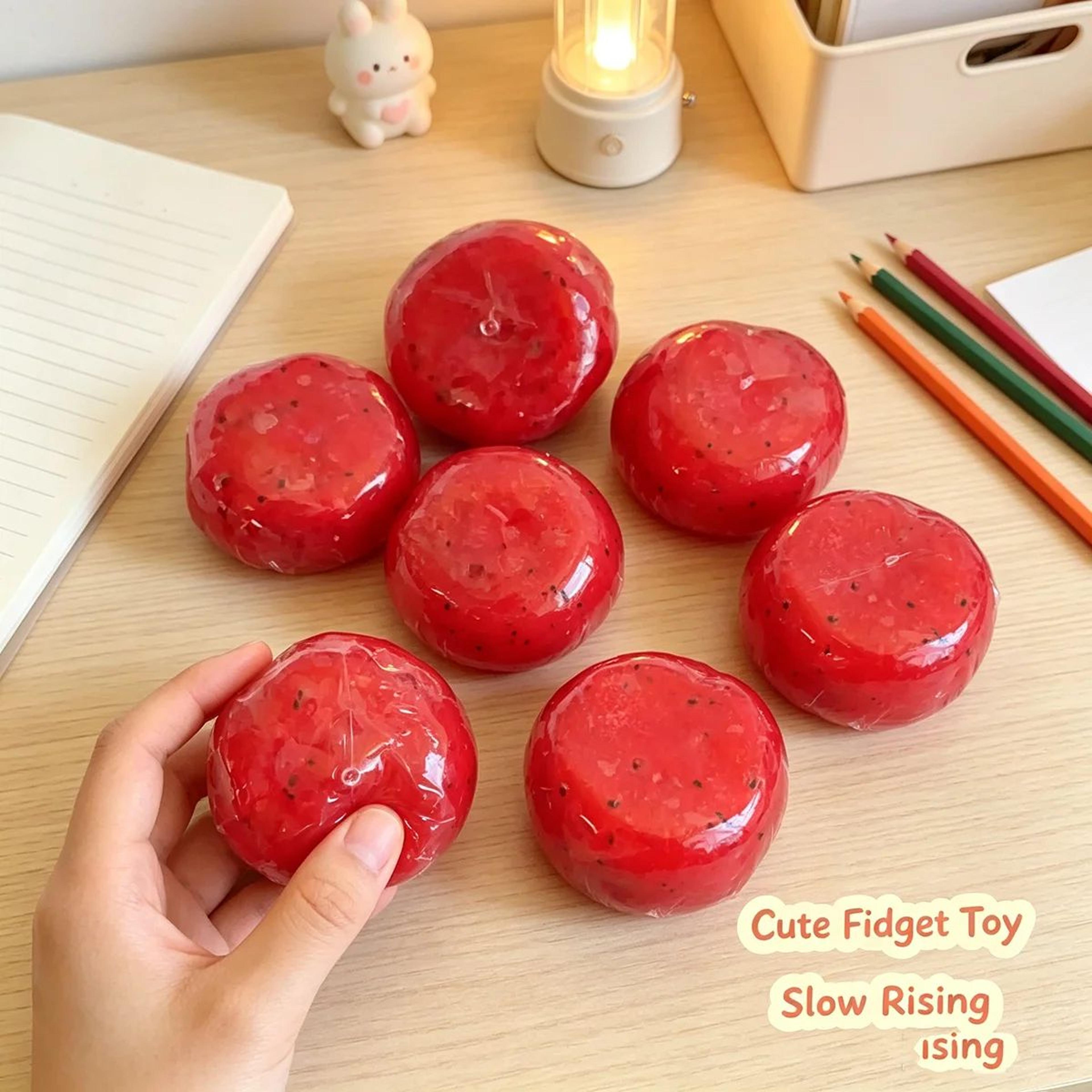 watermelon slushie squishy toy realistic sensory fidget toy and cute desk decor