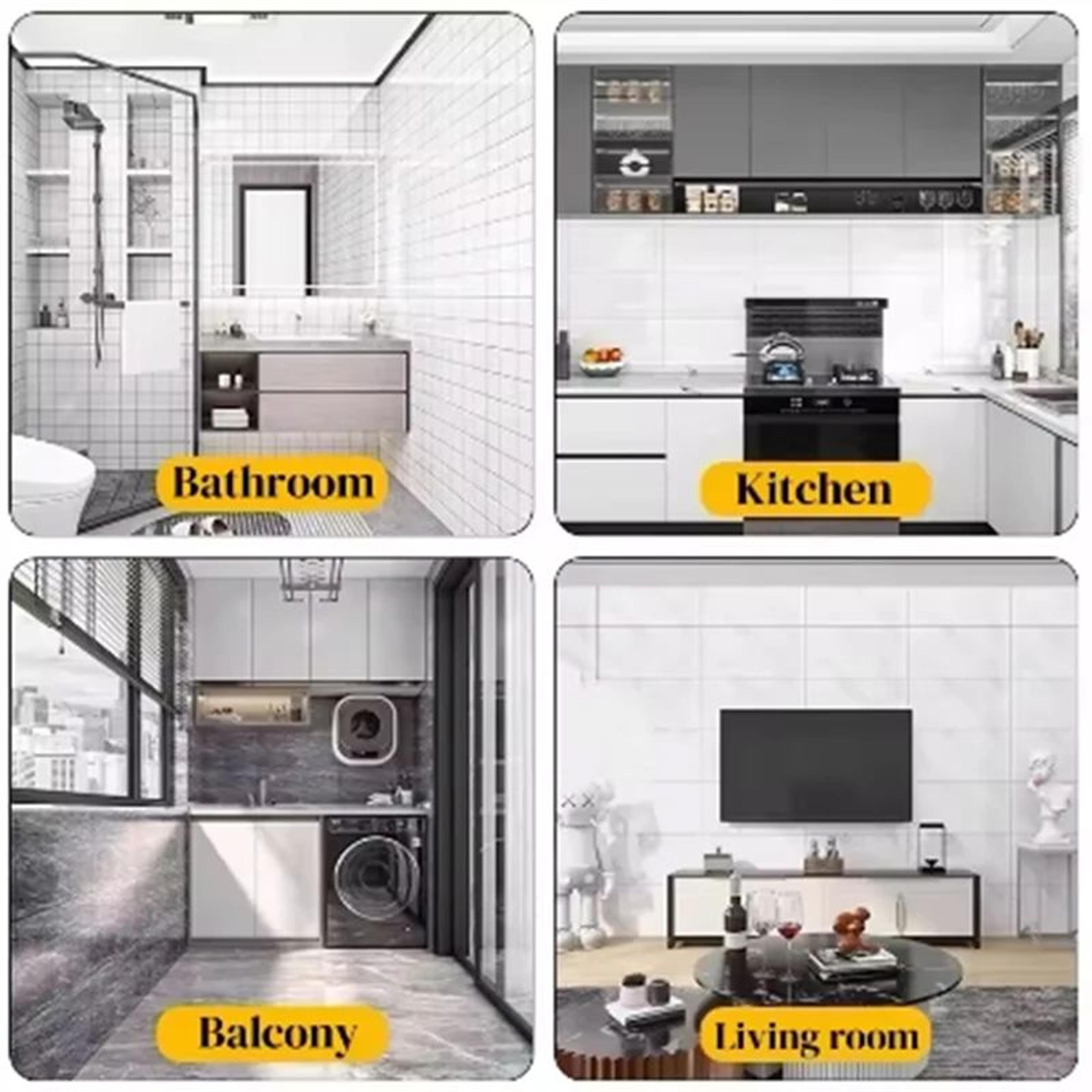 Marble Luxe Peel And Stick Foam Wallpaper 5