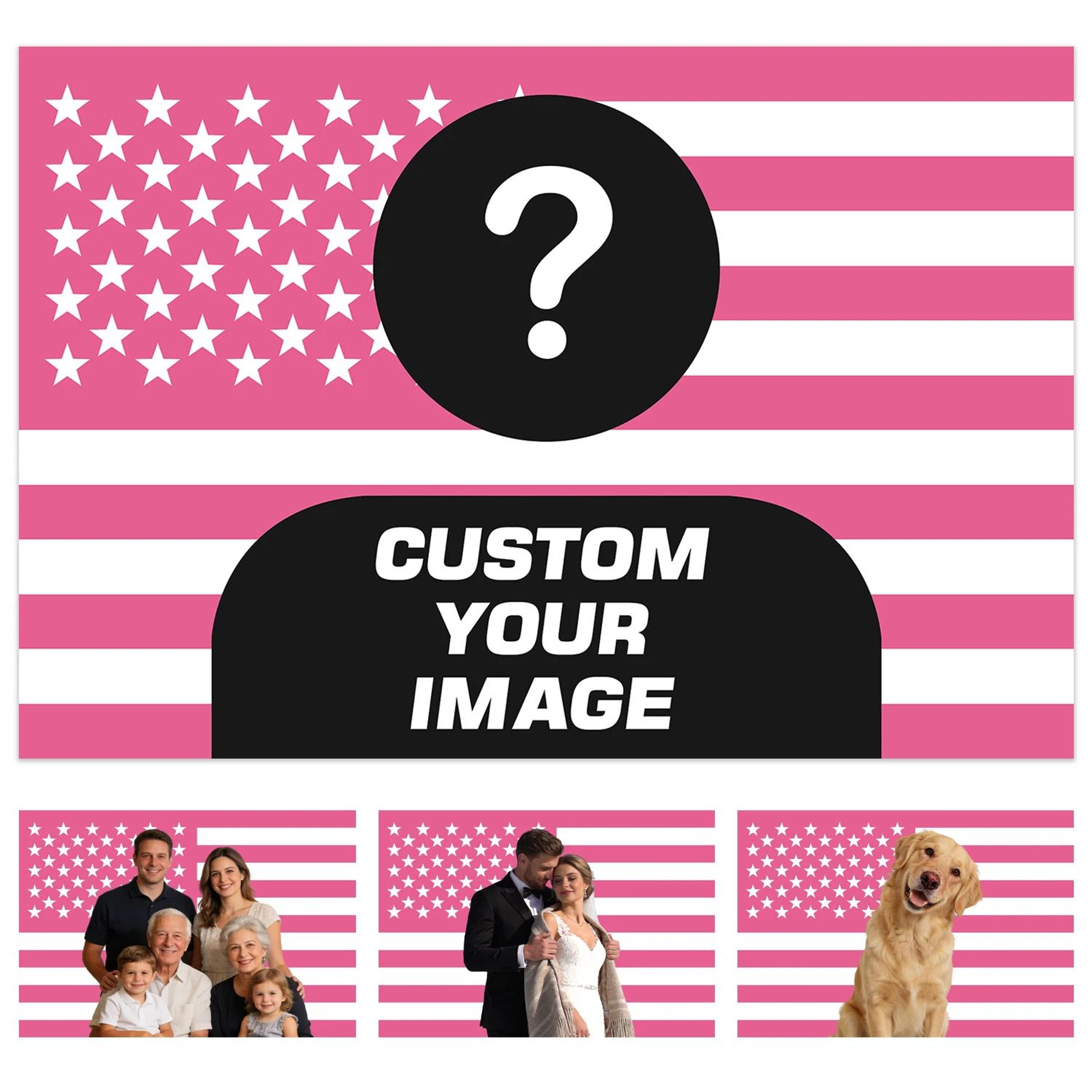 personalized american flag tapestry – custom photo wall decor