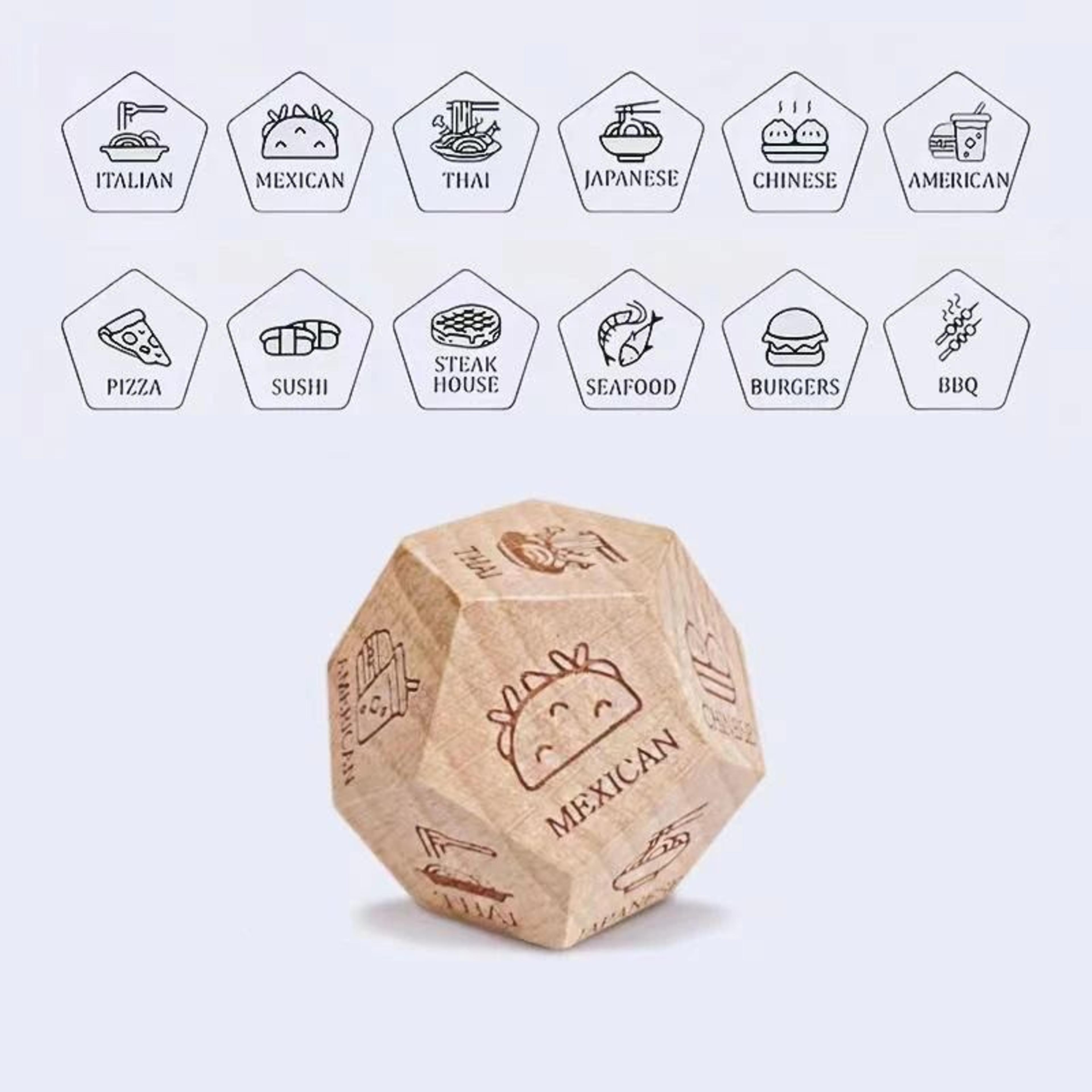 Dinner Decider Food Decision Dice For Couples Date Night Gift 8