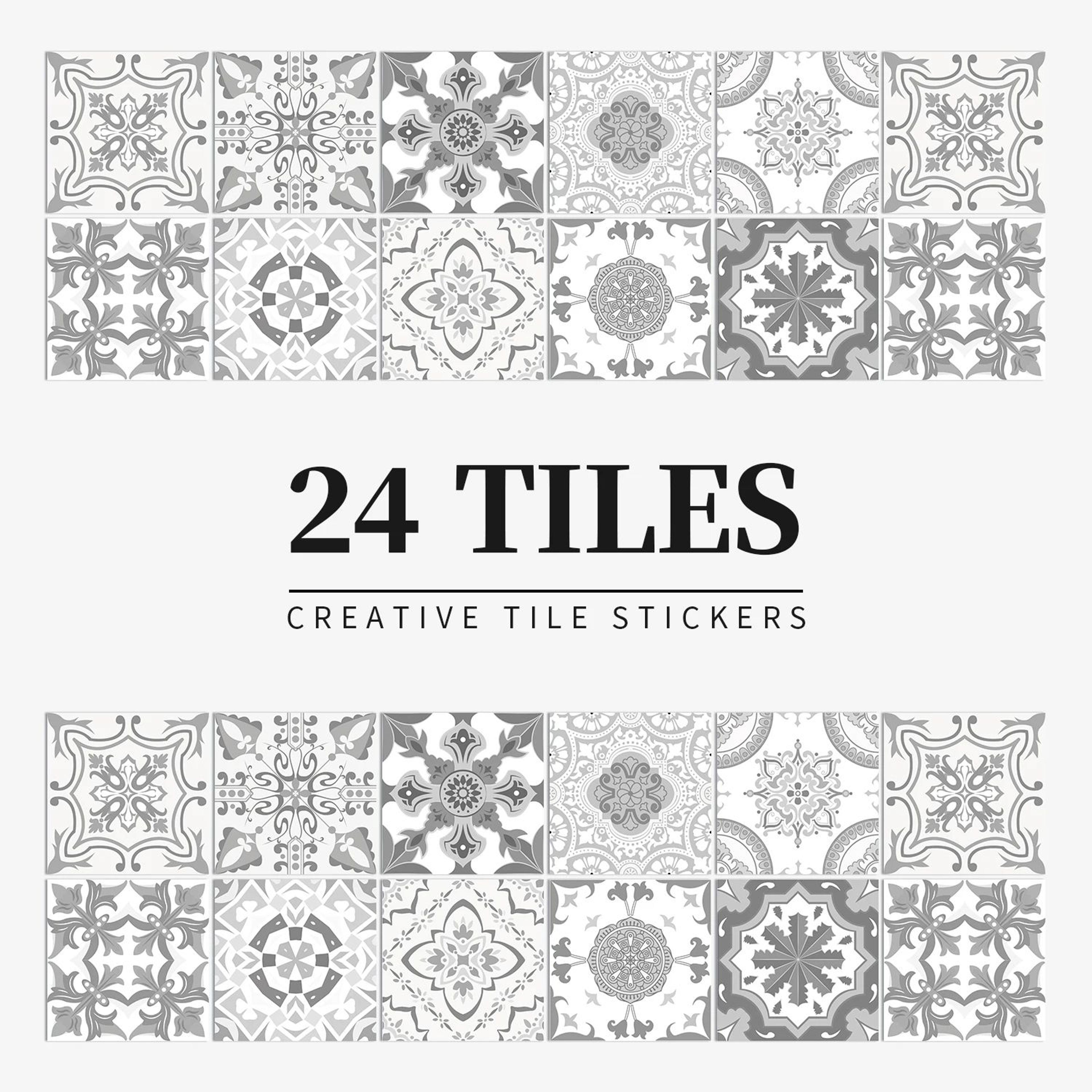 LightHaven Peel And Stick Tile Stickers  Waterproof Kitchen And Bathroom Wall Decals 14