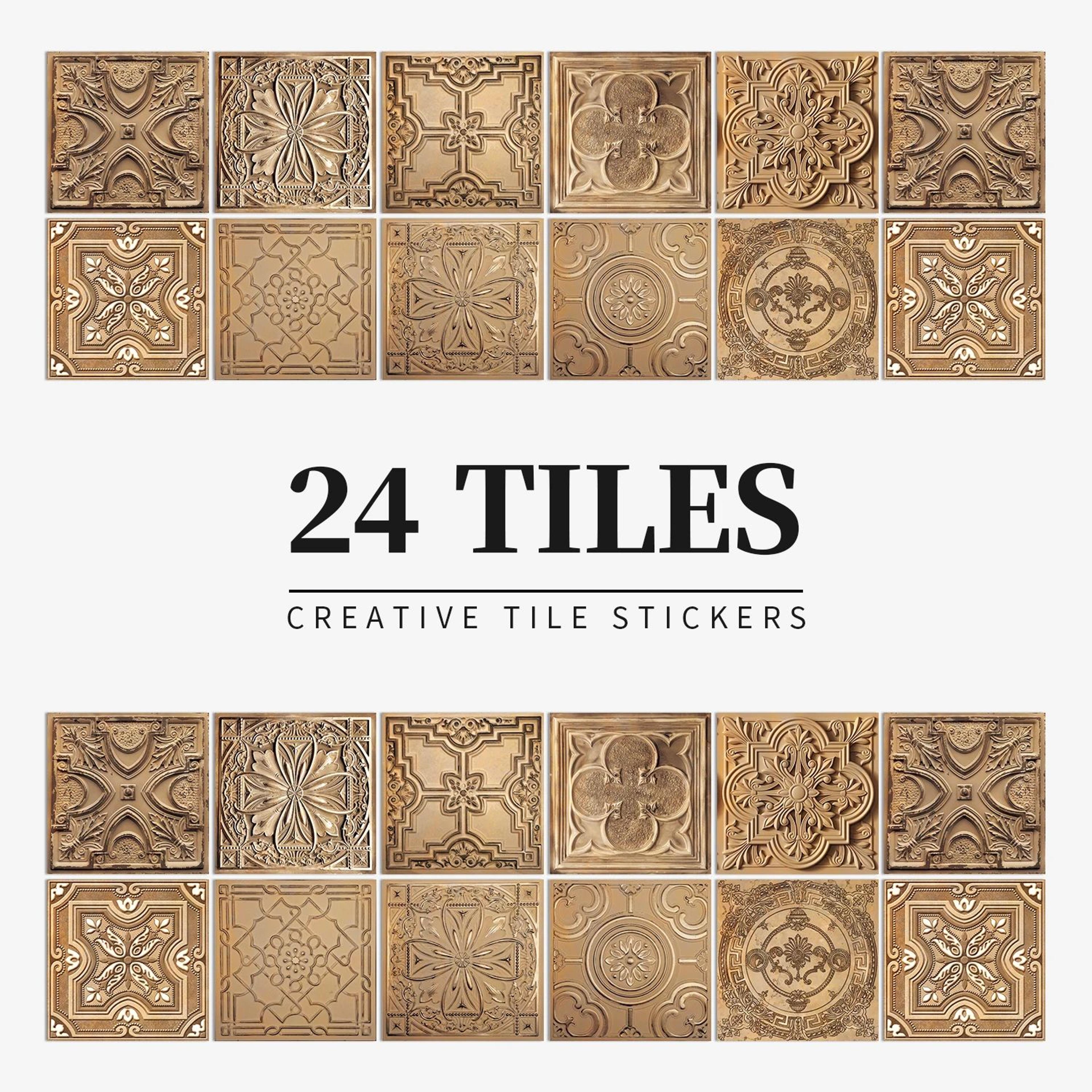 LightHaven Peel And Stick Tile Stickers  Waterproof Kitchen And Bathroom Wall Decals 11