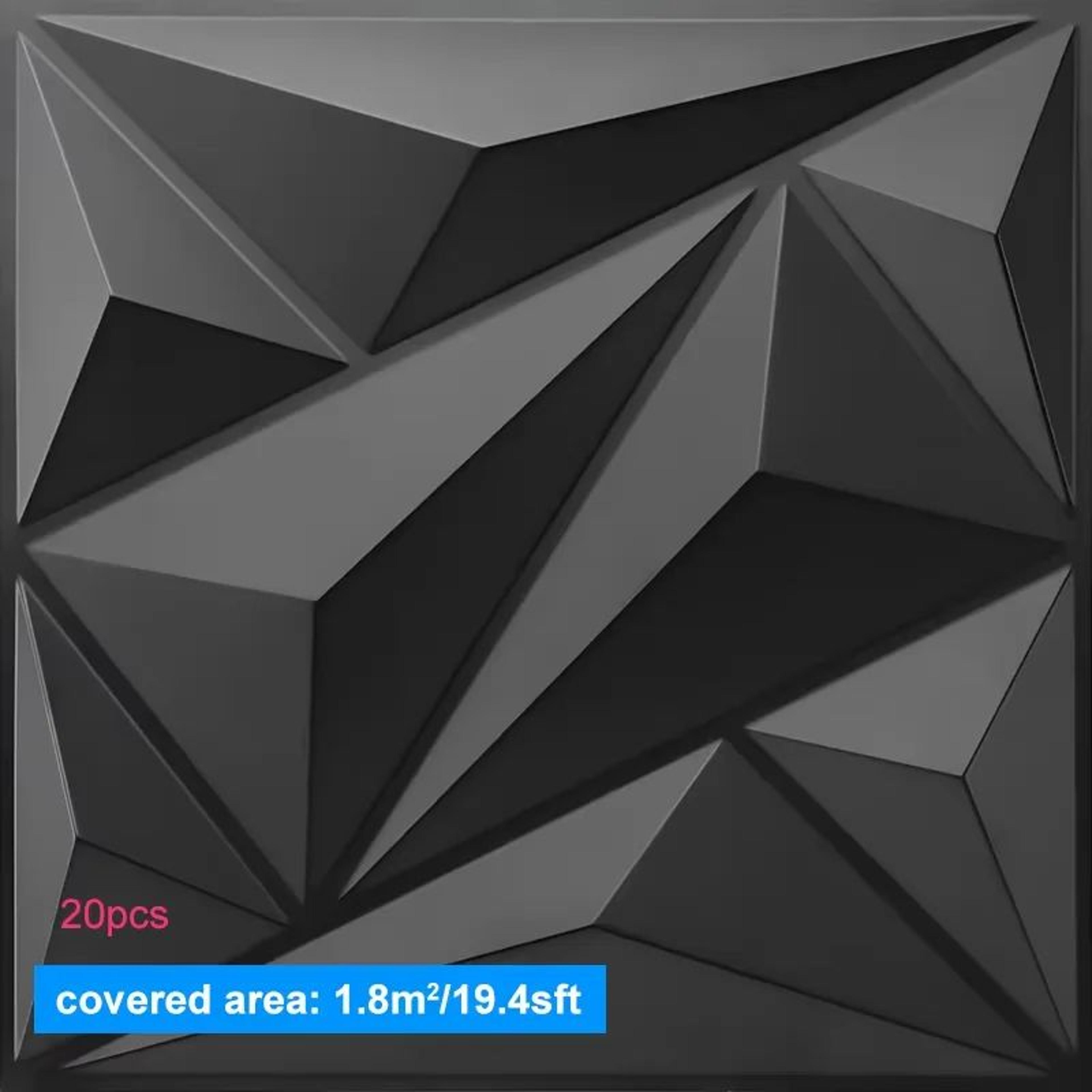 Modern 3D Wall Panels 20Piece Textured Wall Decor 11