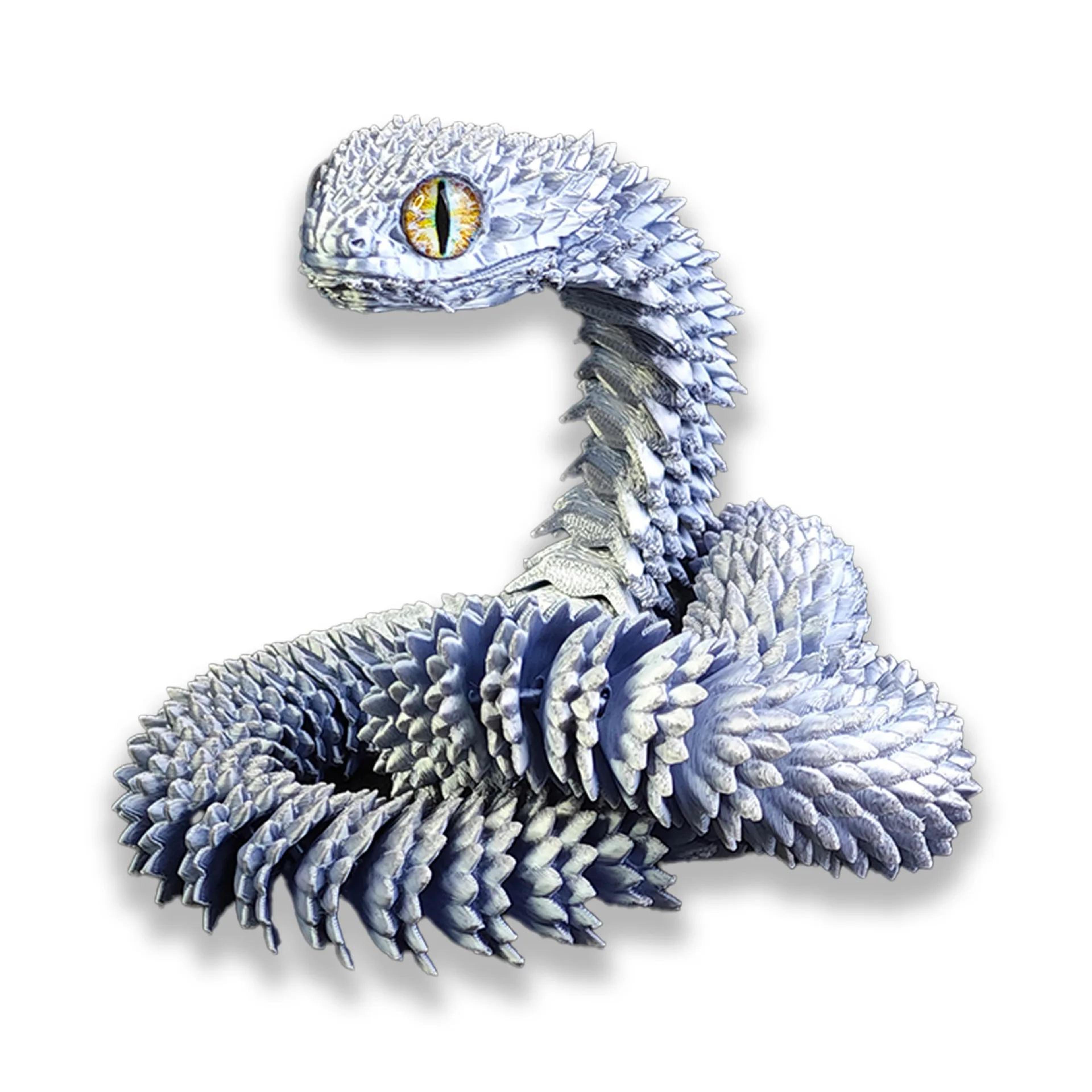 FlexiSerpent 3D Printed Articulated Snake Desk Toy 14