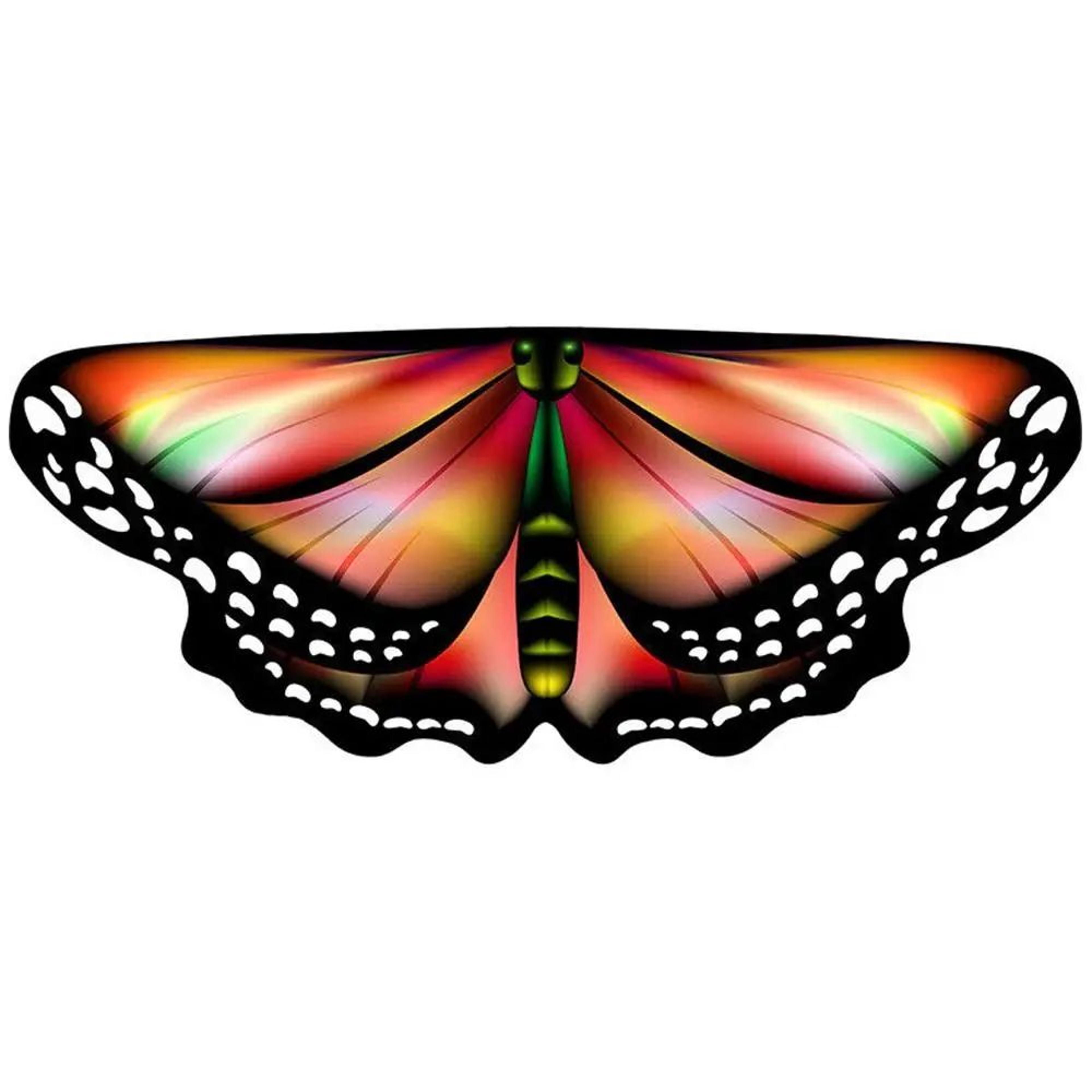 FlutterDream Kids Butterfly Wings Cape Fairy Costume 6
