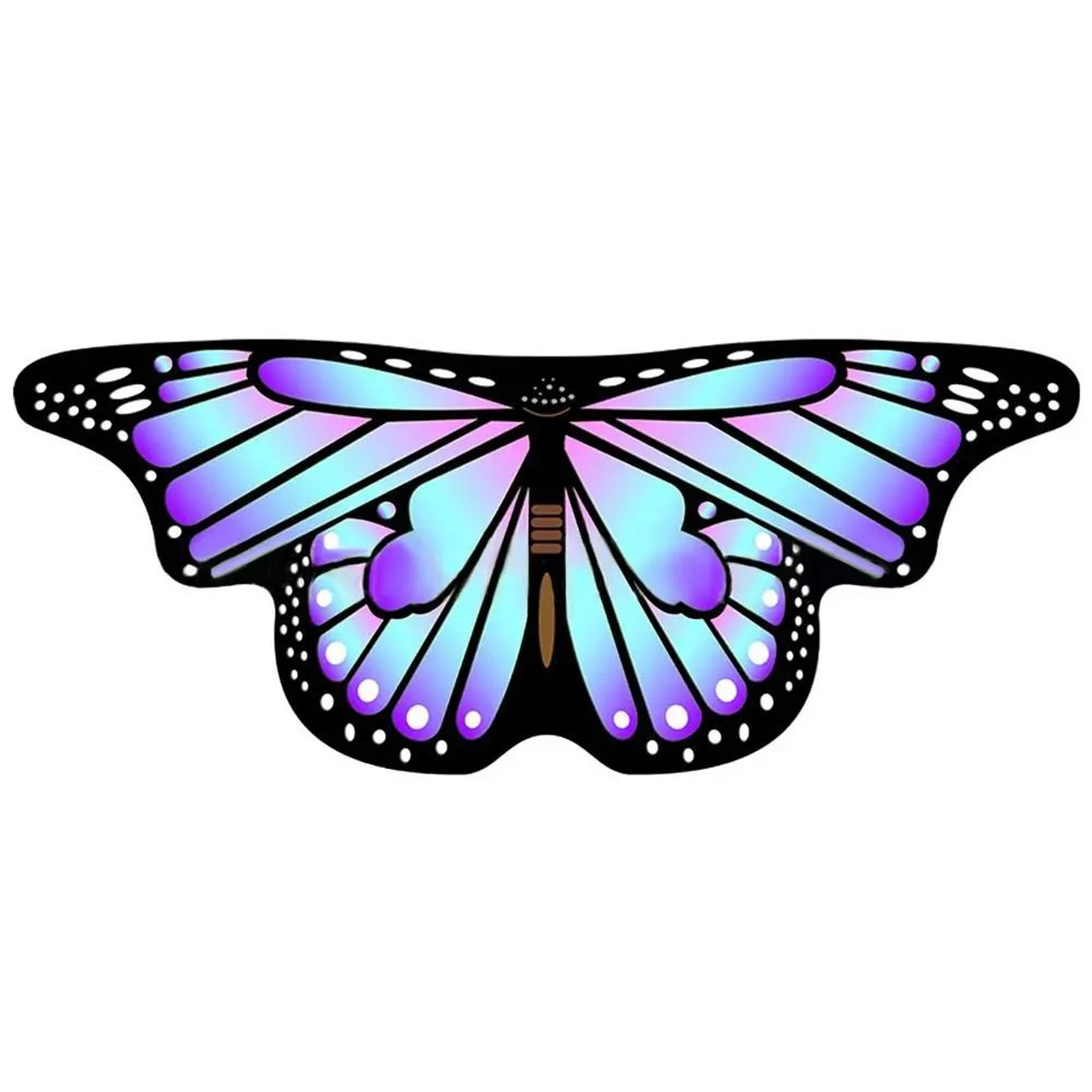 FlutterDream Kids Butterfly Wings Cape Fairy Costume 12