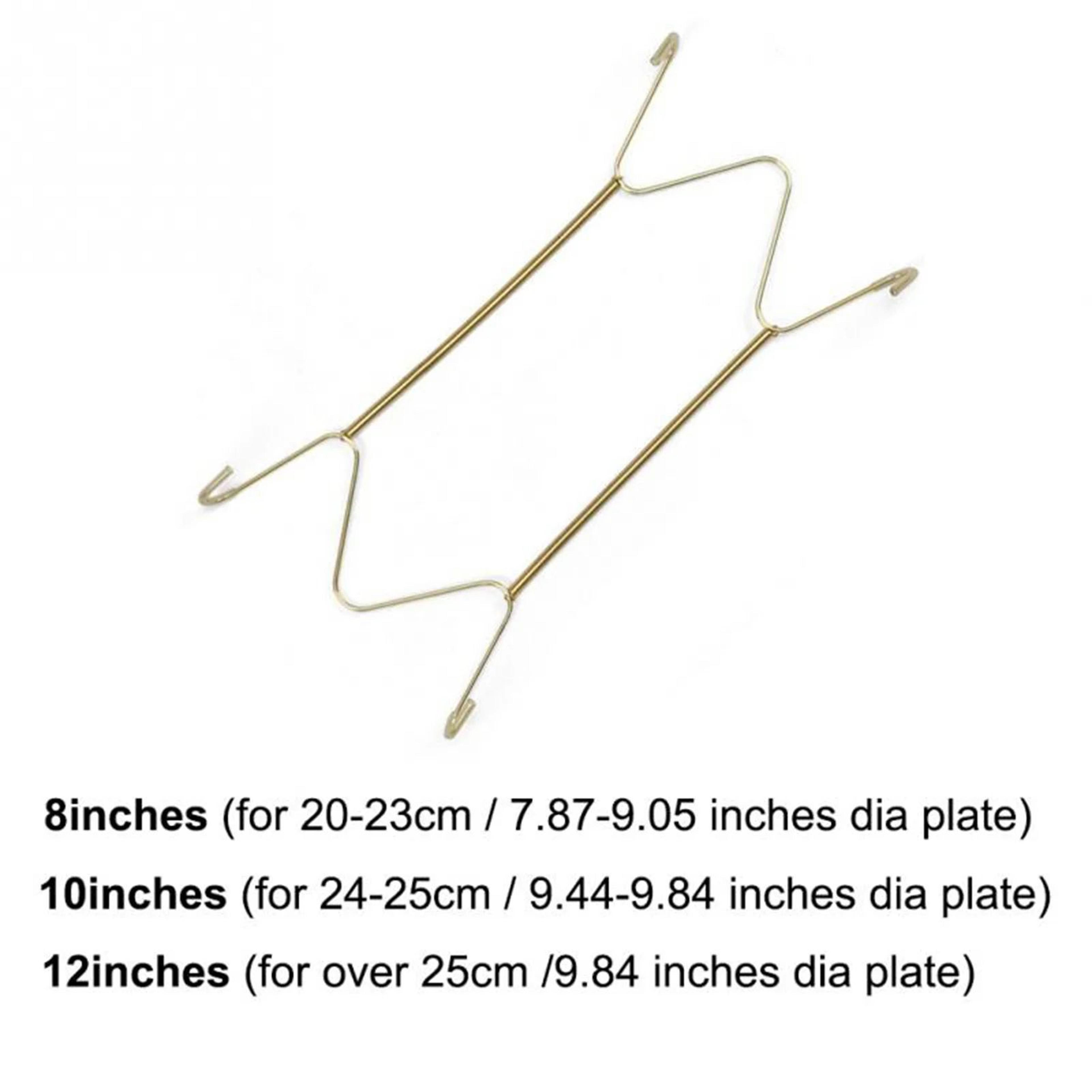 GalleryGrip Invisible Plate Hangers 4Piece Decorative Plate Wall Display Set 2
