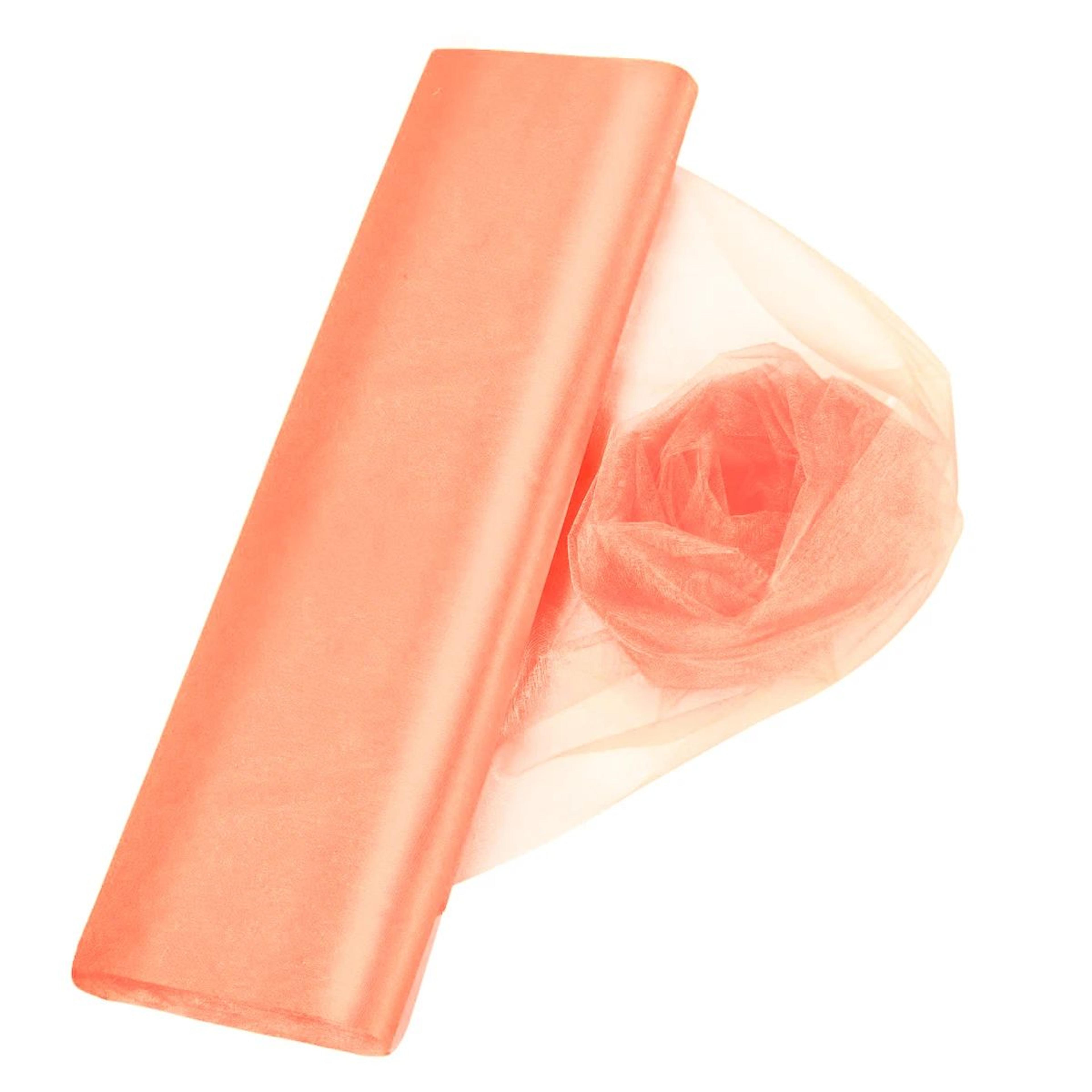 LumiDrape Sheer Organza Fabric Roll For Wedding Backdrops And Chair Sashes 6
