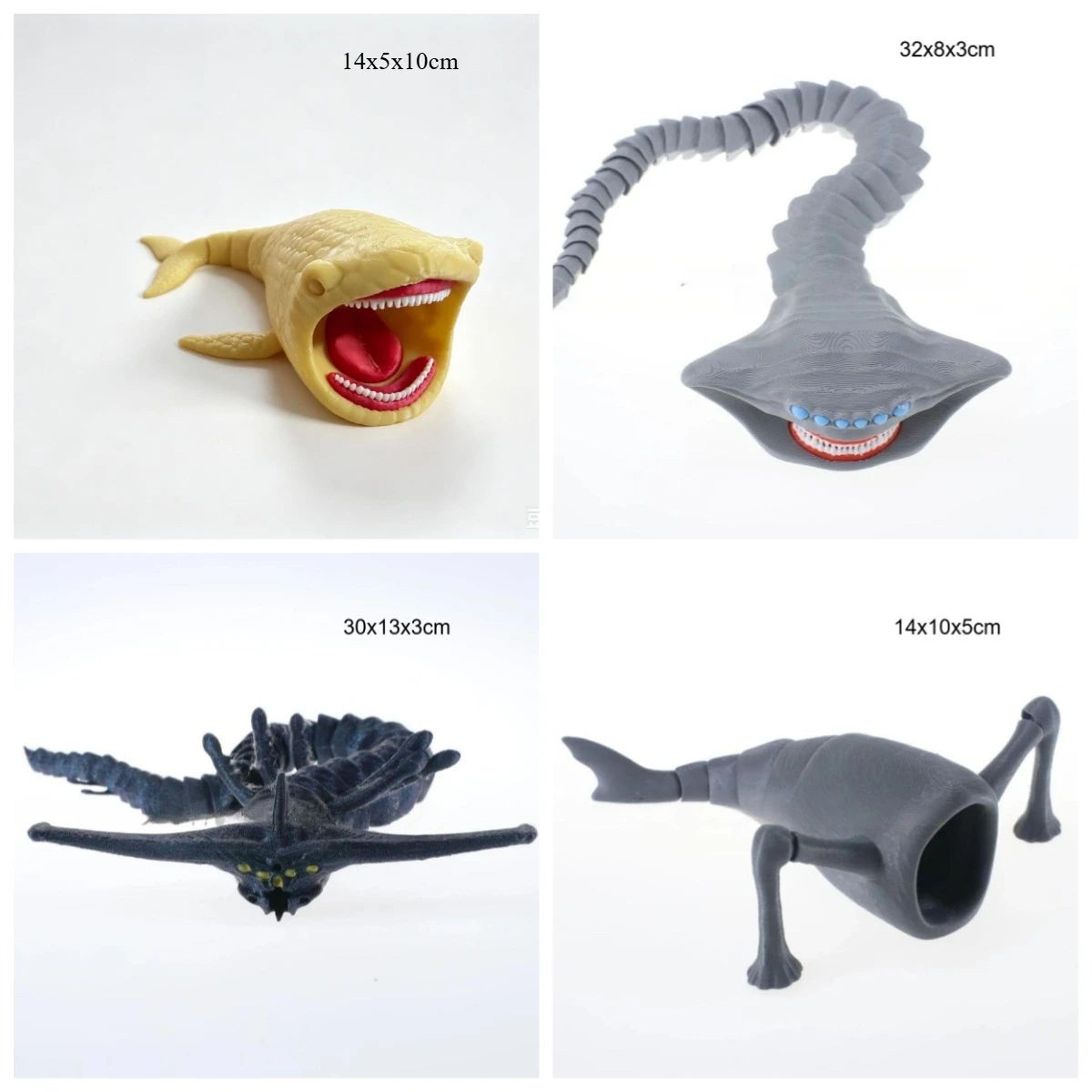 Deep Sea Legends 3D Printed Sea Monster Action Figures 6
