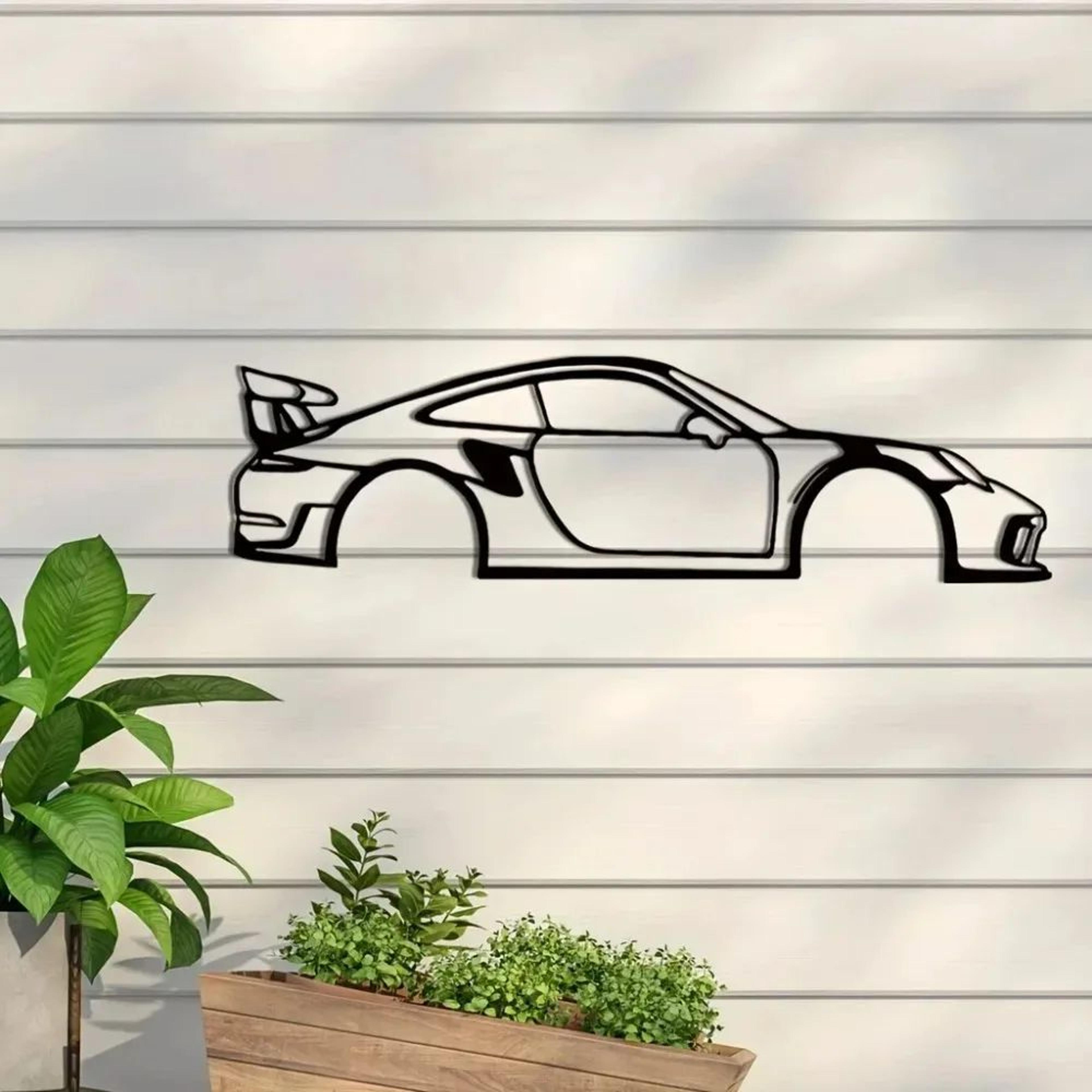 Speedline Metal Race Car Wall Art For Kids Room 2