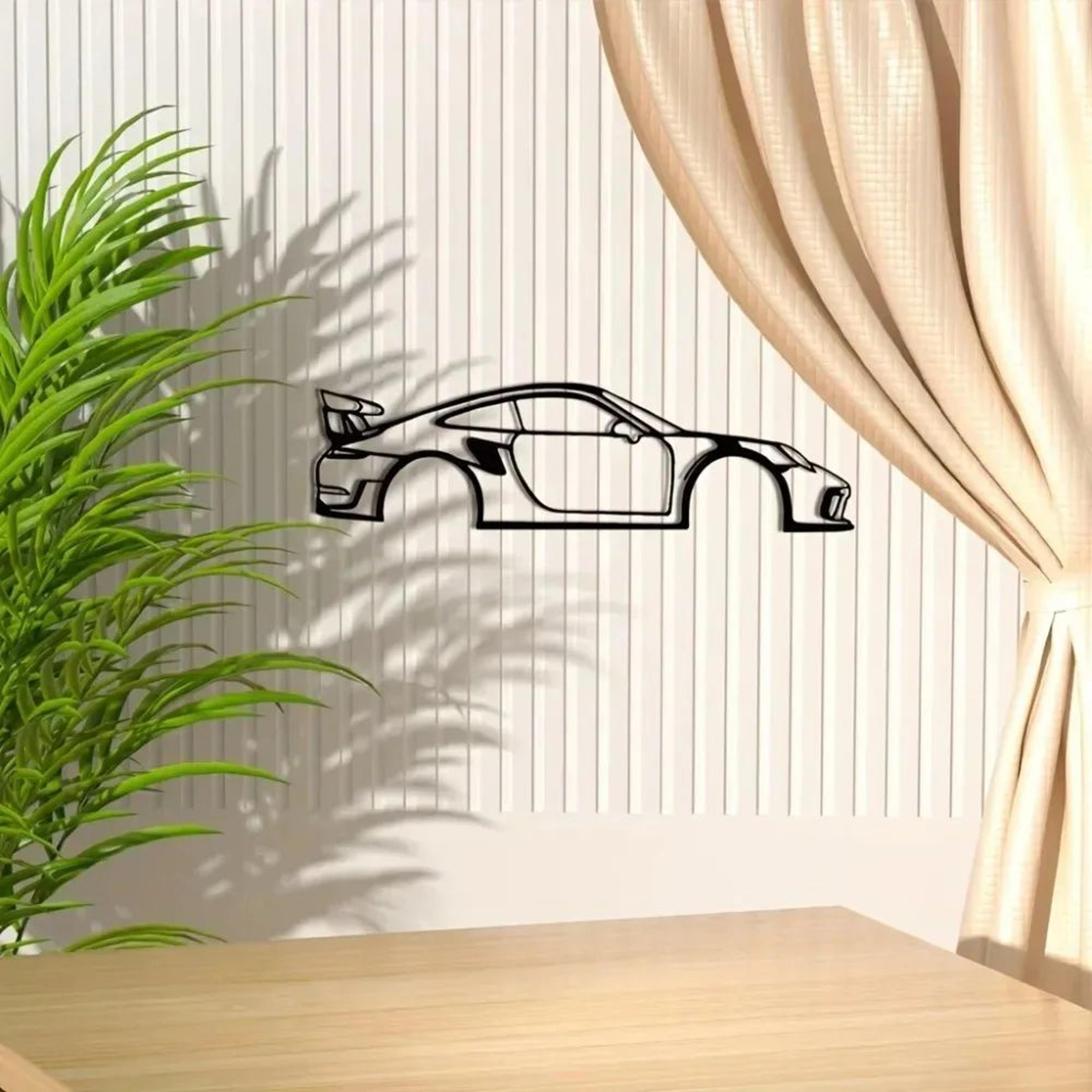 Speedline Metal Race Car Wall Art For Kids Room 4