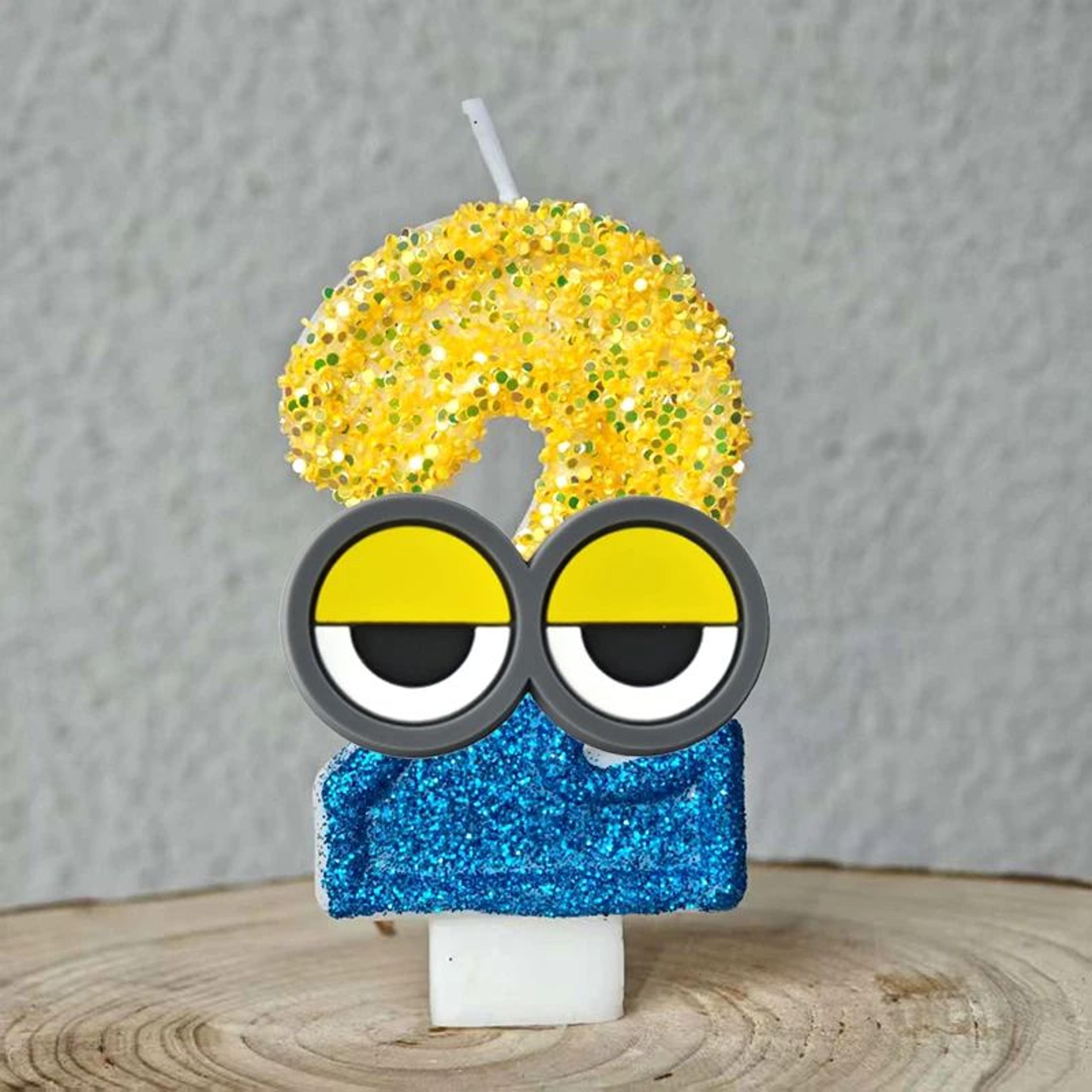 Banana Buddy Number Birthday Candle Cake Topper 13
