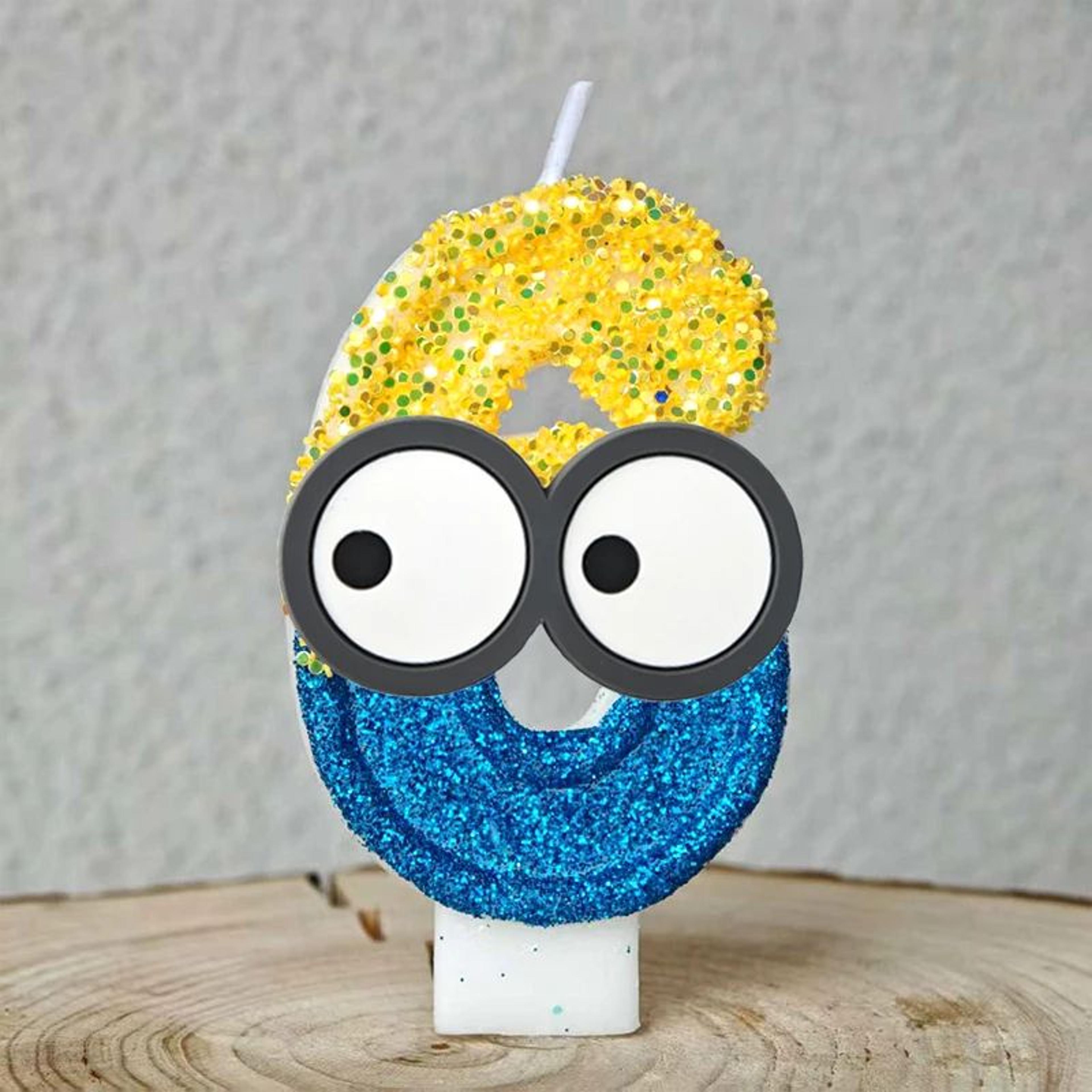Banana Buddy Number Birthday Candle Cake Topper 27