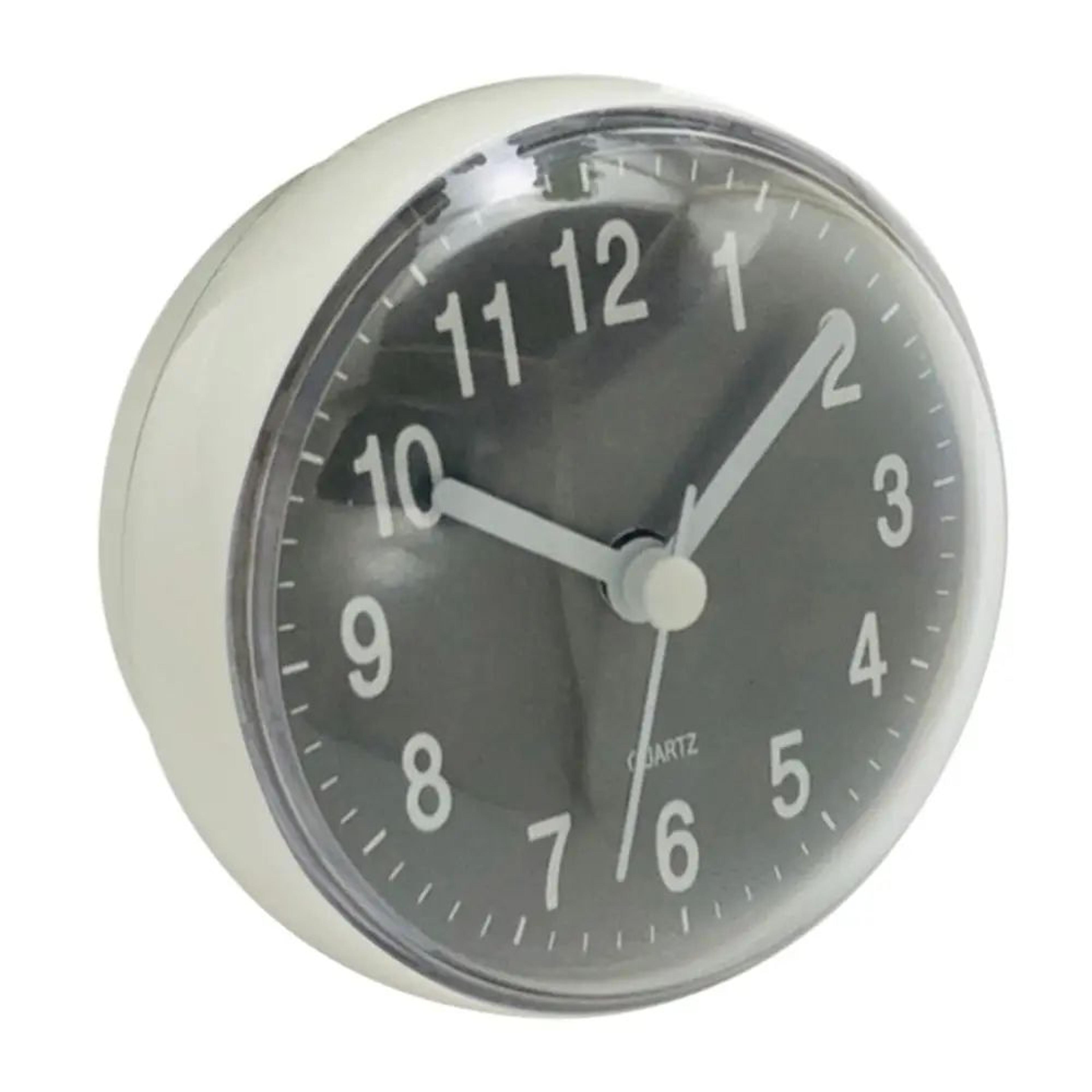 AquaTime Mini Waterproof Bathroom Clock With Suction Cup 7