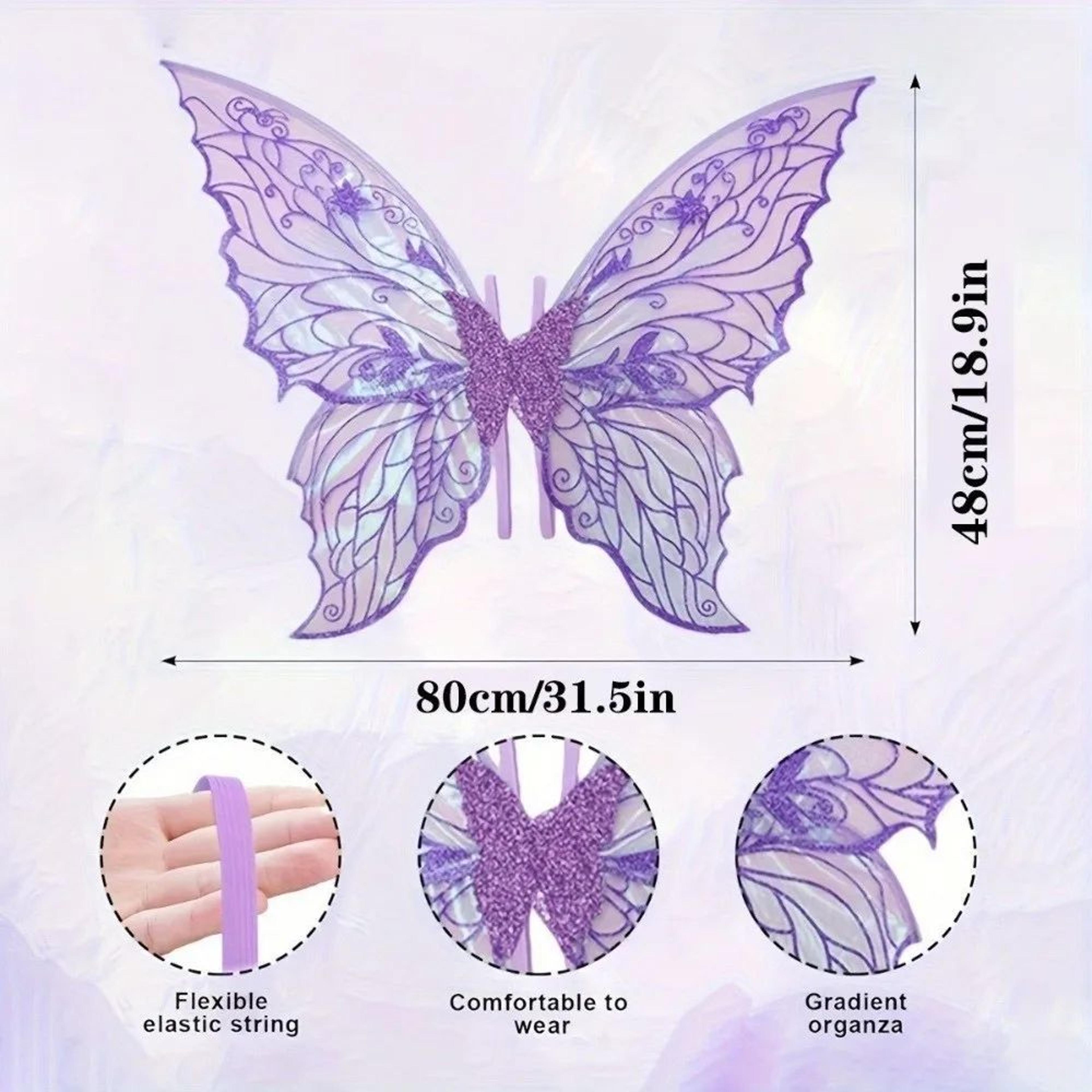 Enchanted Sparkle Organza Fairy Wings Costume 5