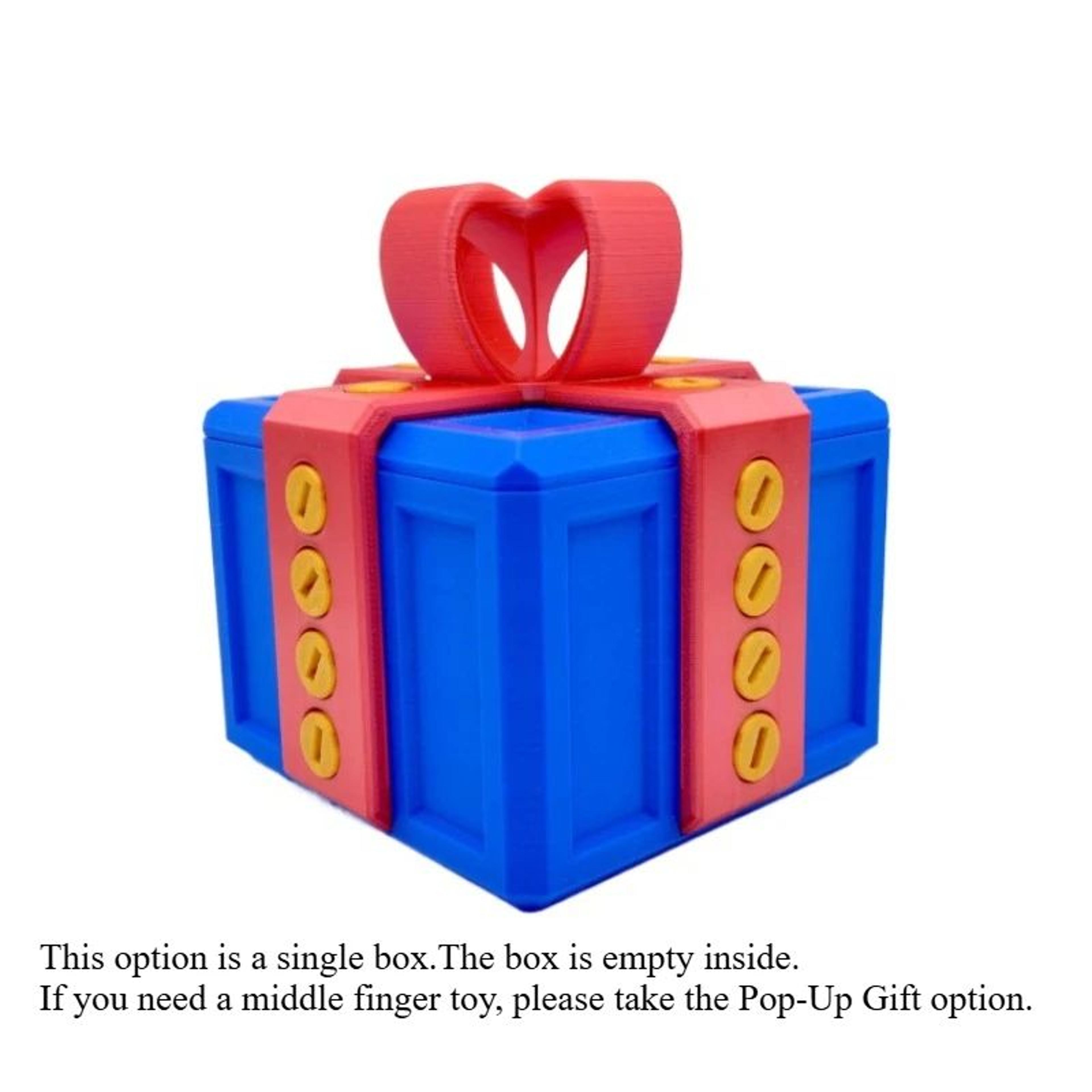 ScrewOff Middle Finger Prank Box 3D Printed Gag Gift 8
