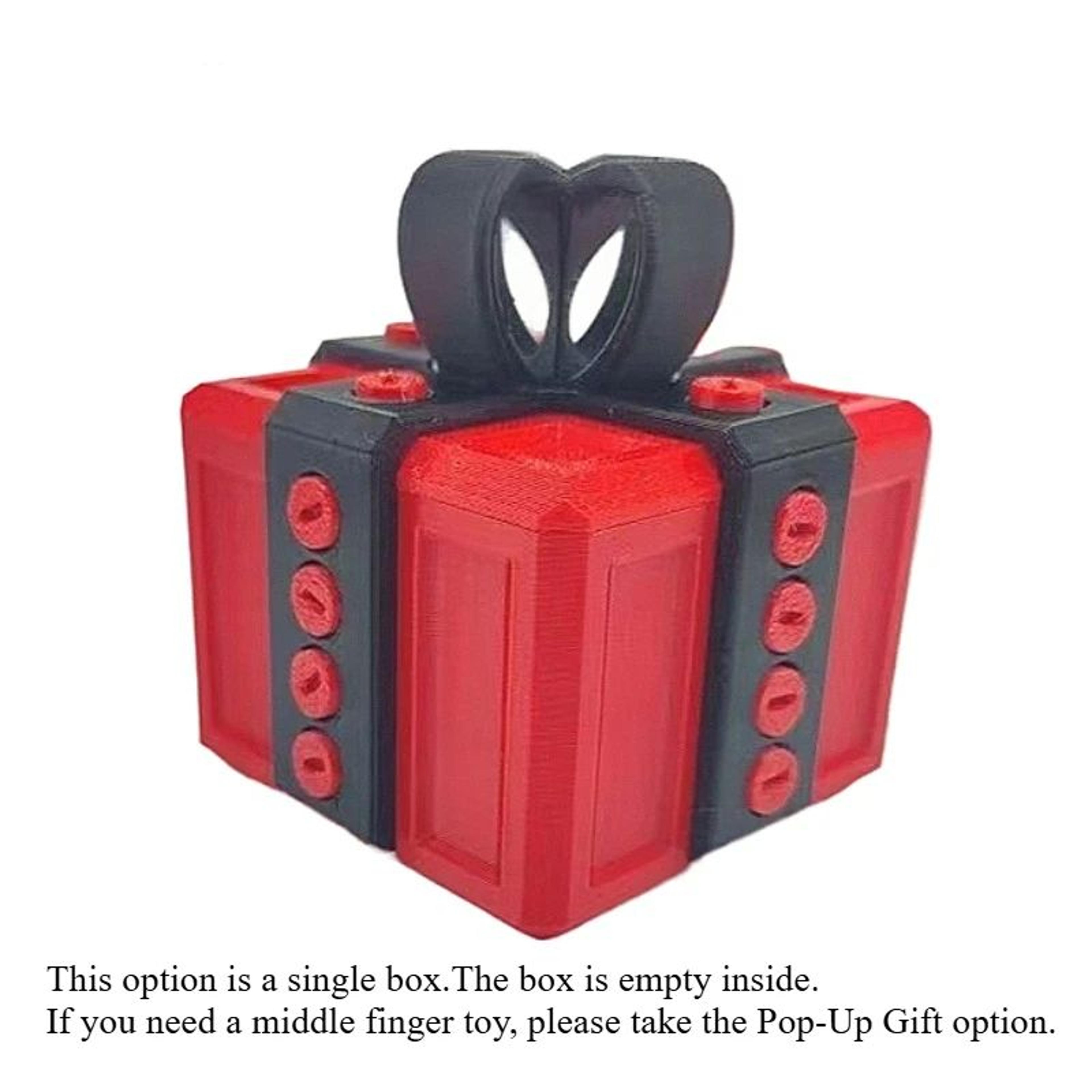 ScrewOff Middle Finger Prank Box 3D Printed Gag Gift 10