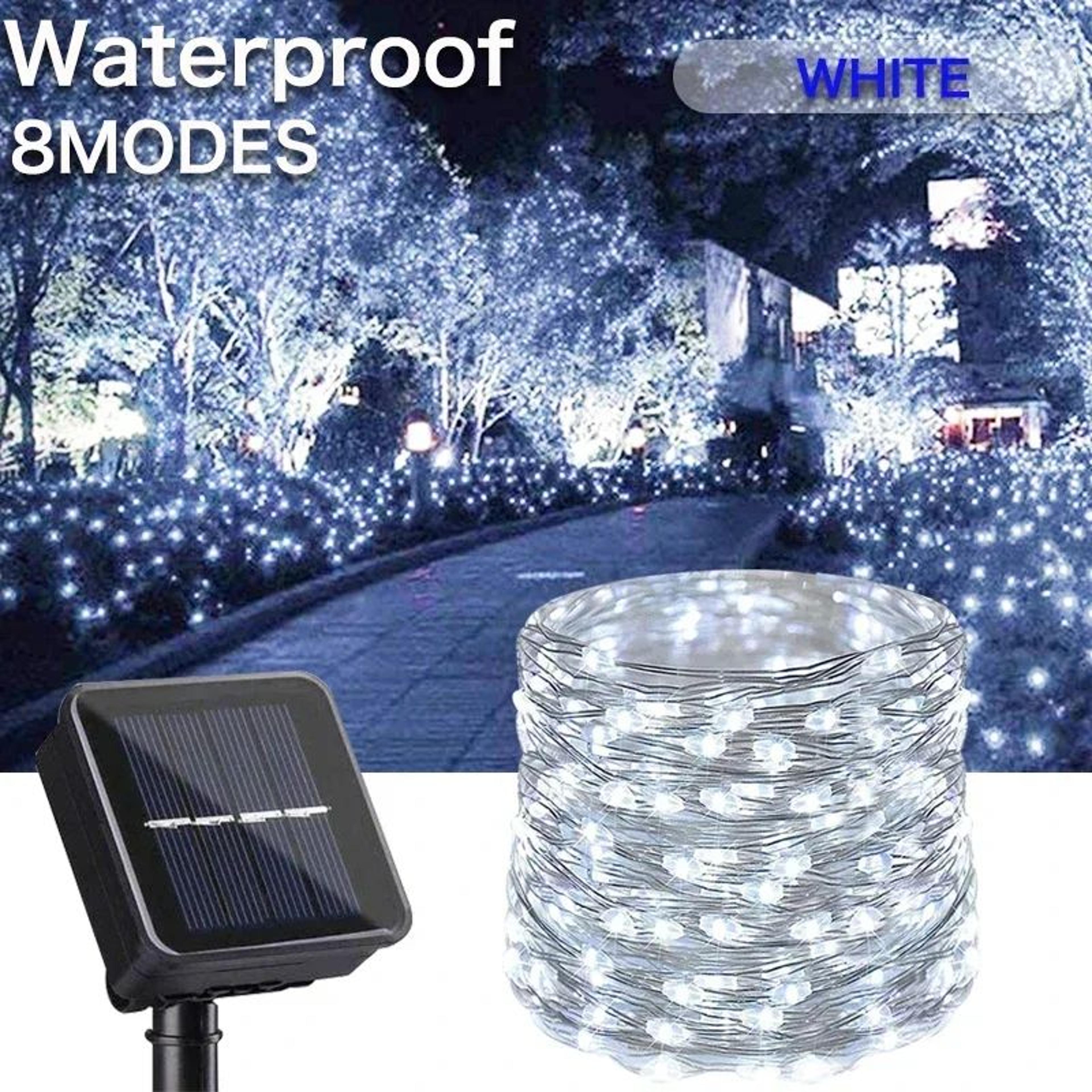 LumaGlow UltraLong Solar String Lights  Waterproof Copper Wire Fairy Lights 6