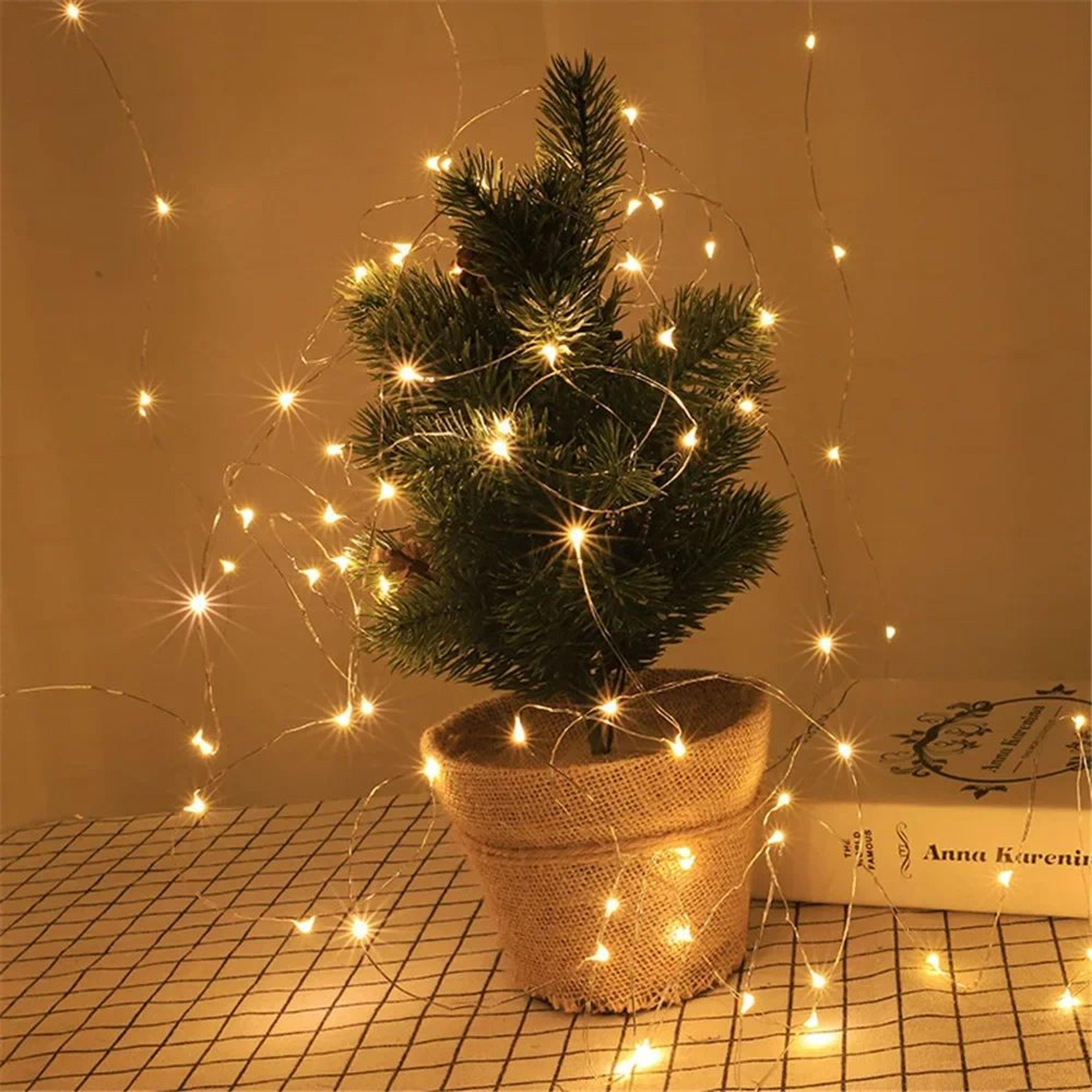 12M 100 LED Solar String Lights  Waterproof Outdoor Fairy Lights 4