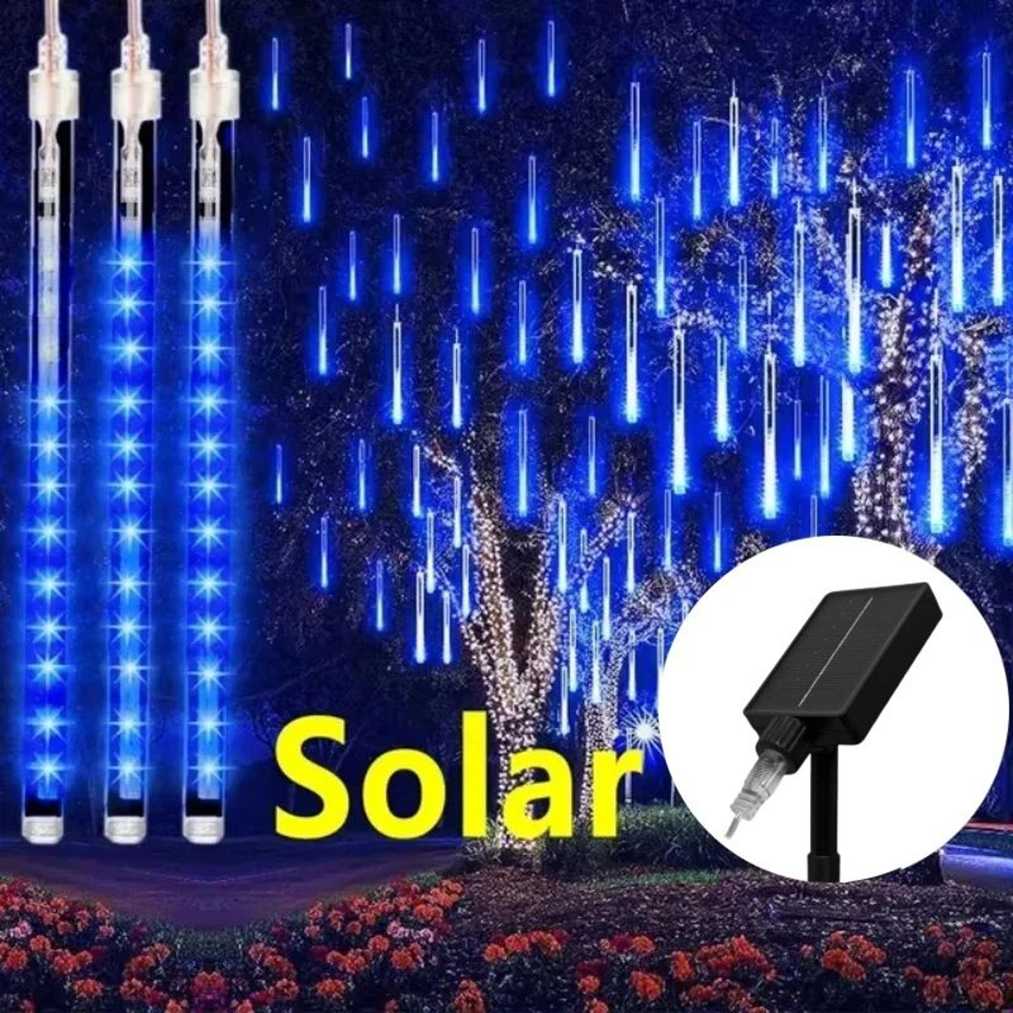 Luminous Cascade Solar Meteor Shower Lights 8