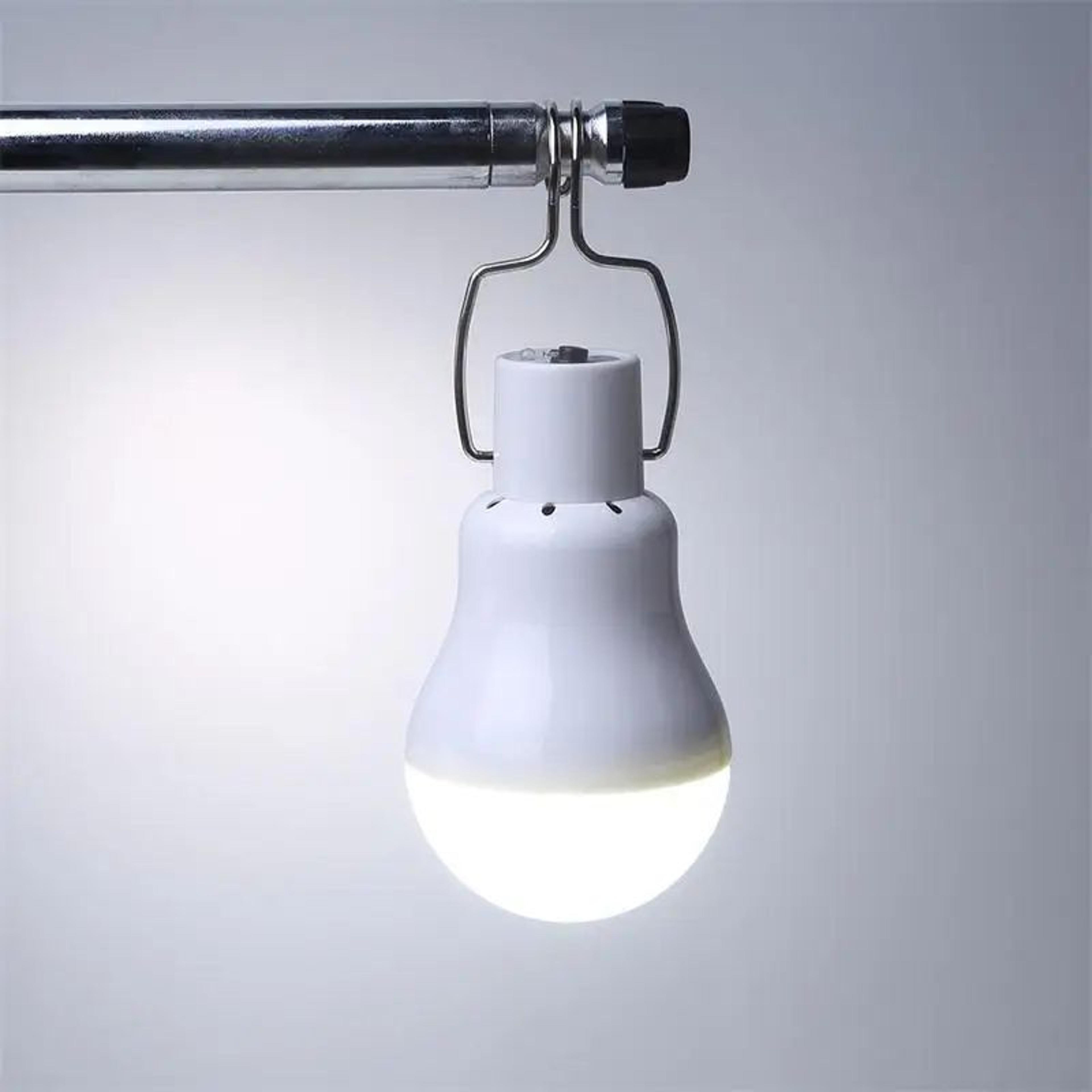 SolarGlow Waterproof Solar Camping Bulb With Hanging Hook 2