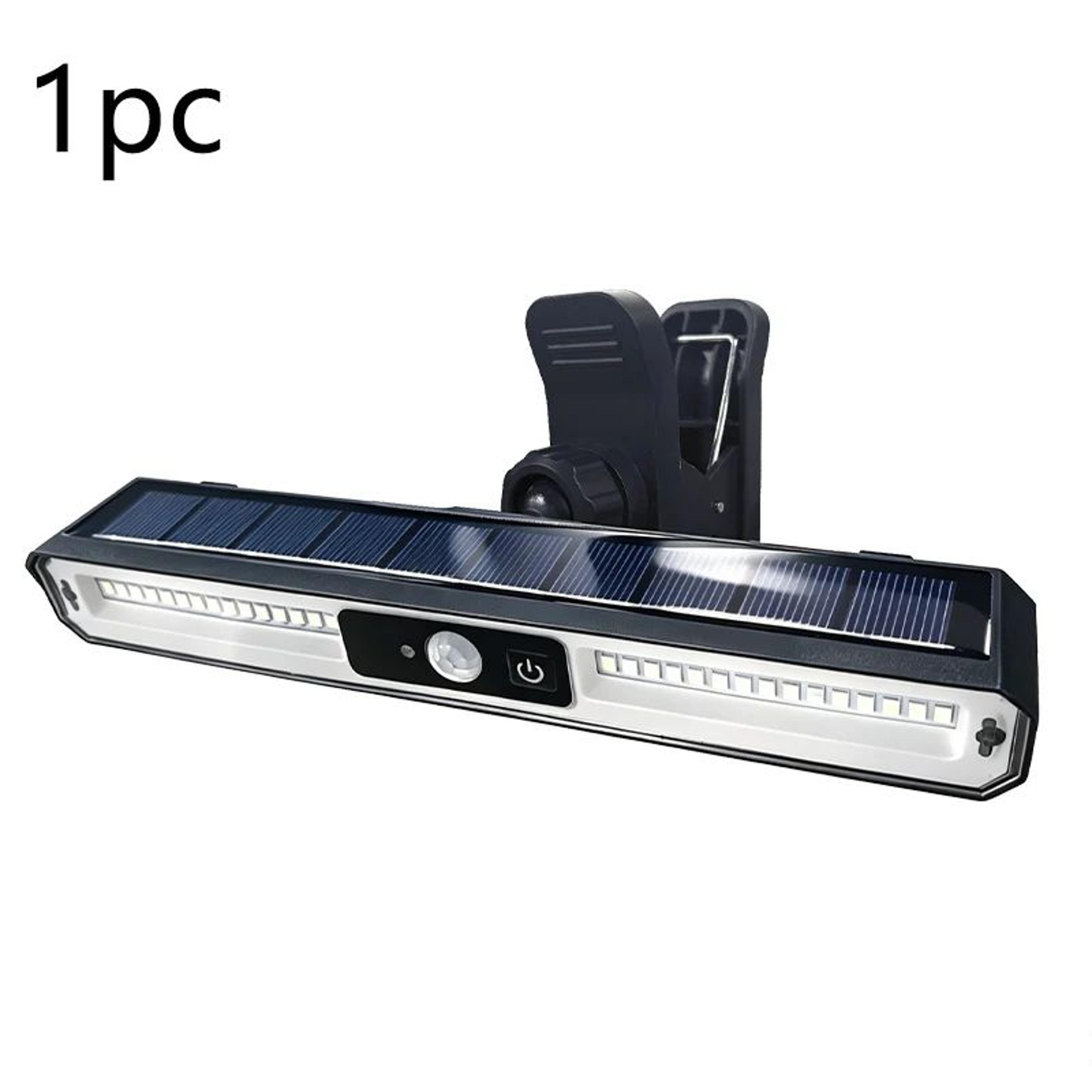 LumaClip Solar Clip Light With Motion Sensor Outdoor Light And Waterproof LED 7