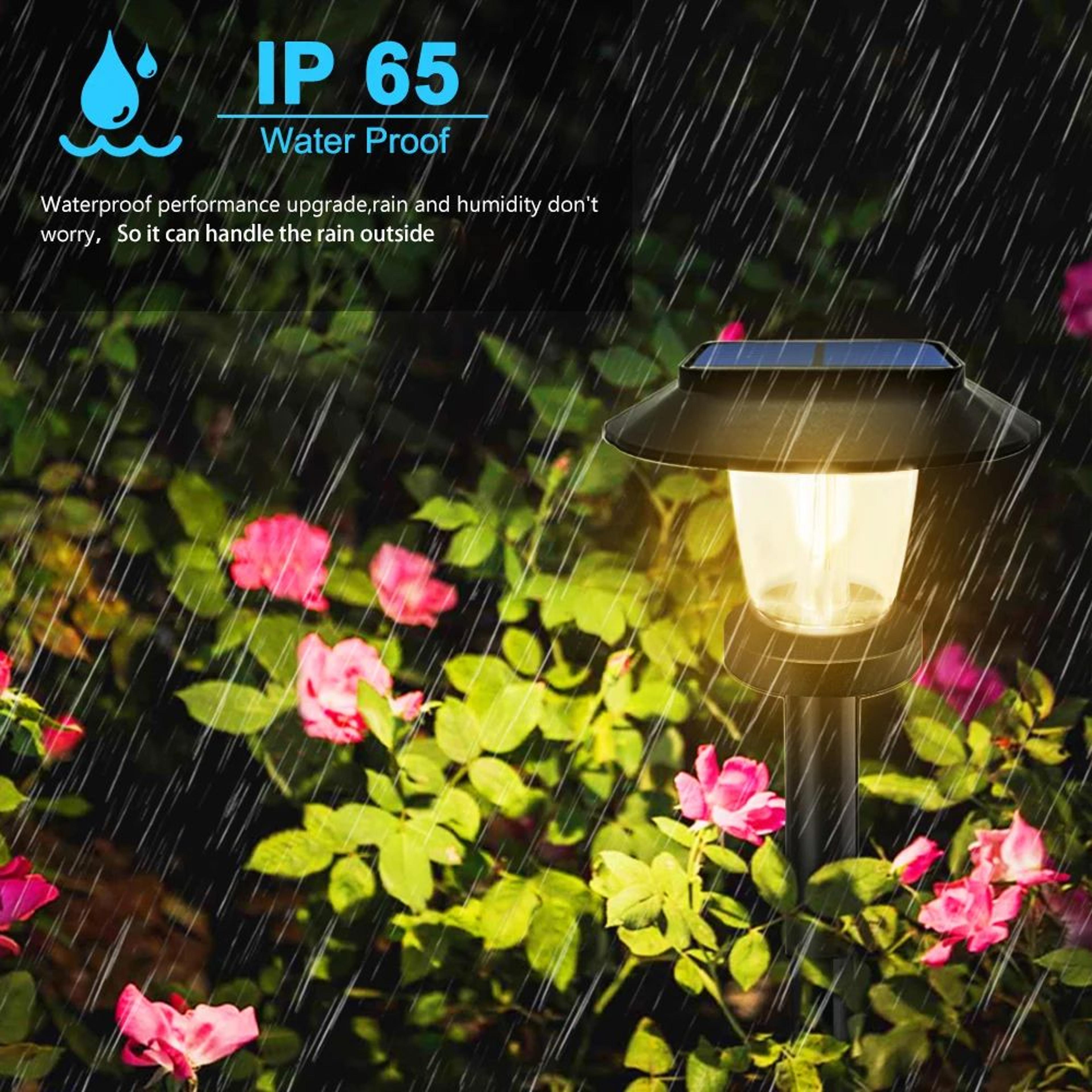 LumaPath Solar Pathway Lights  IP65 Waterproof LED Garden Lights 1