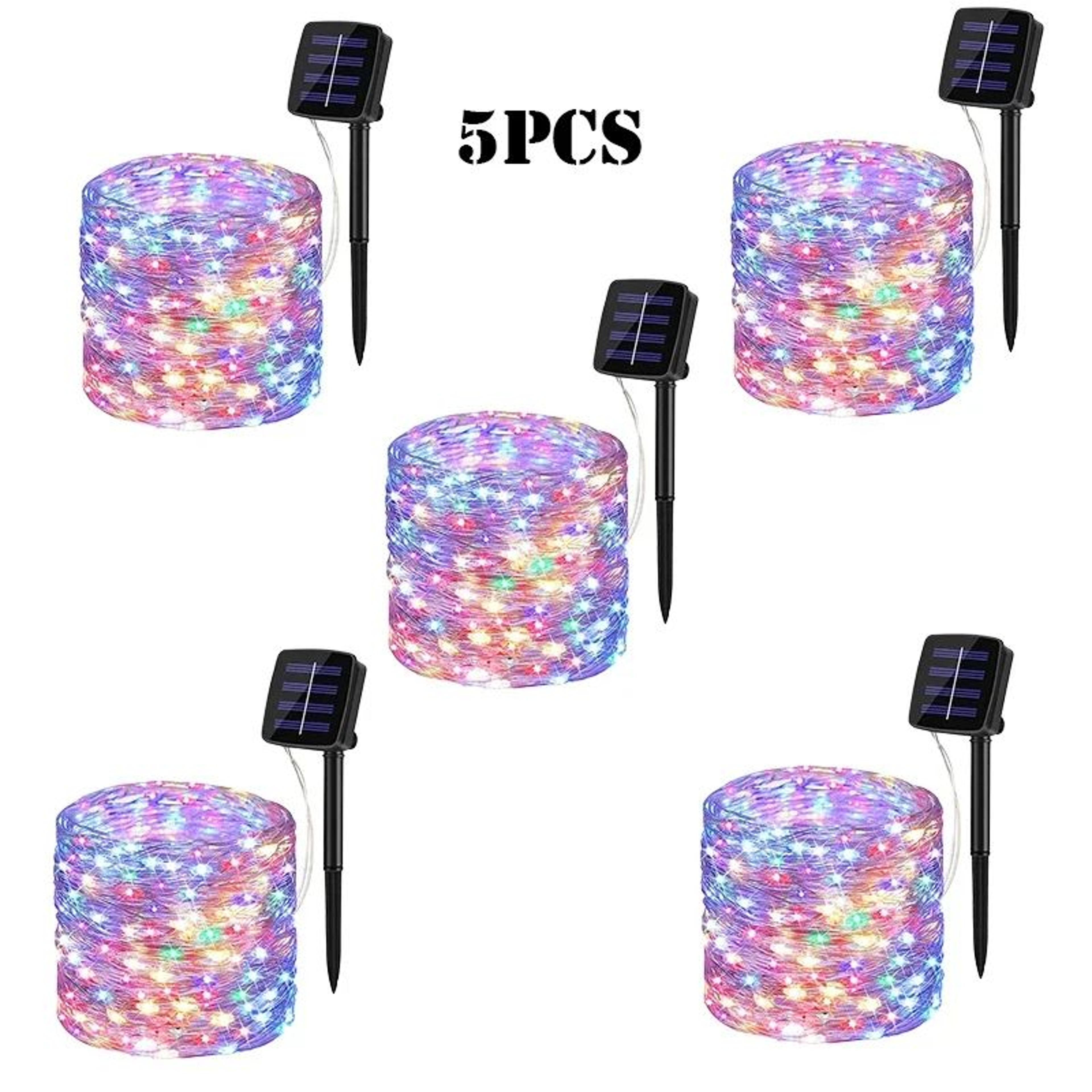 LumiGlow 32M Solar String Lights With 300 LEDs And 8 Lighting Modes 8