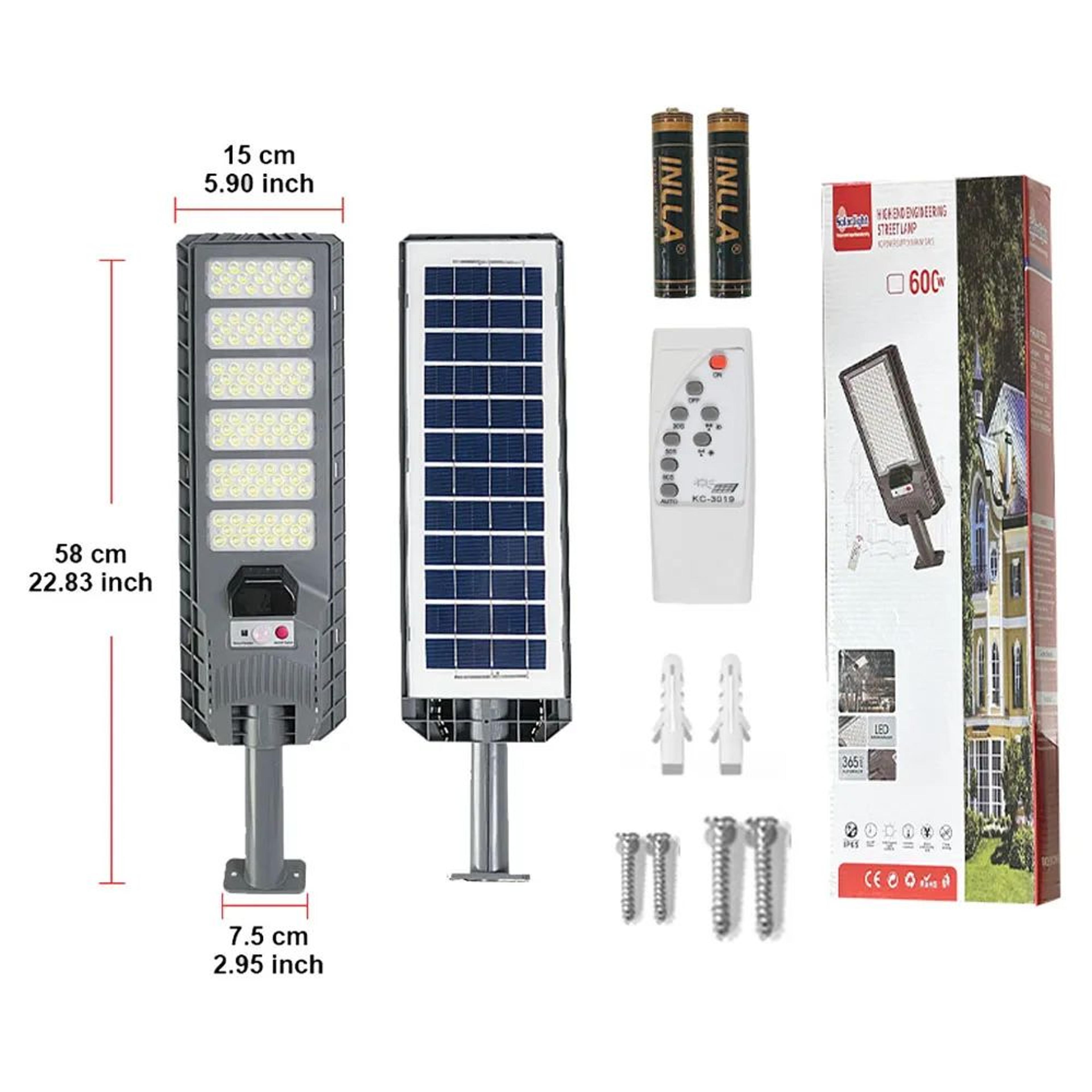 LumaGuard Solar Motion Sensor Street Light 8