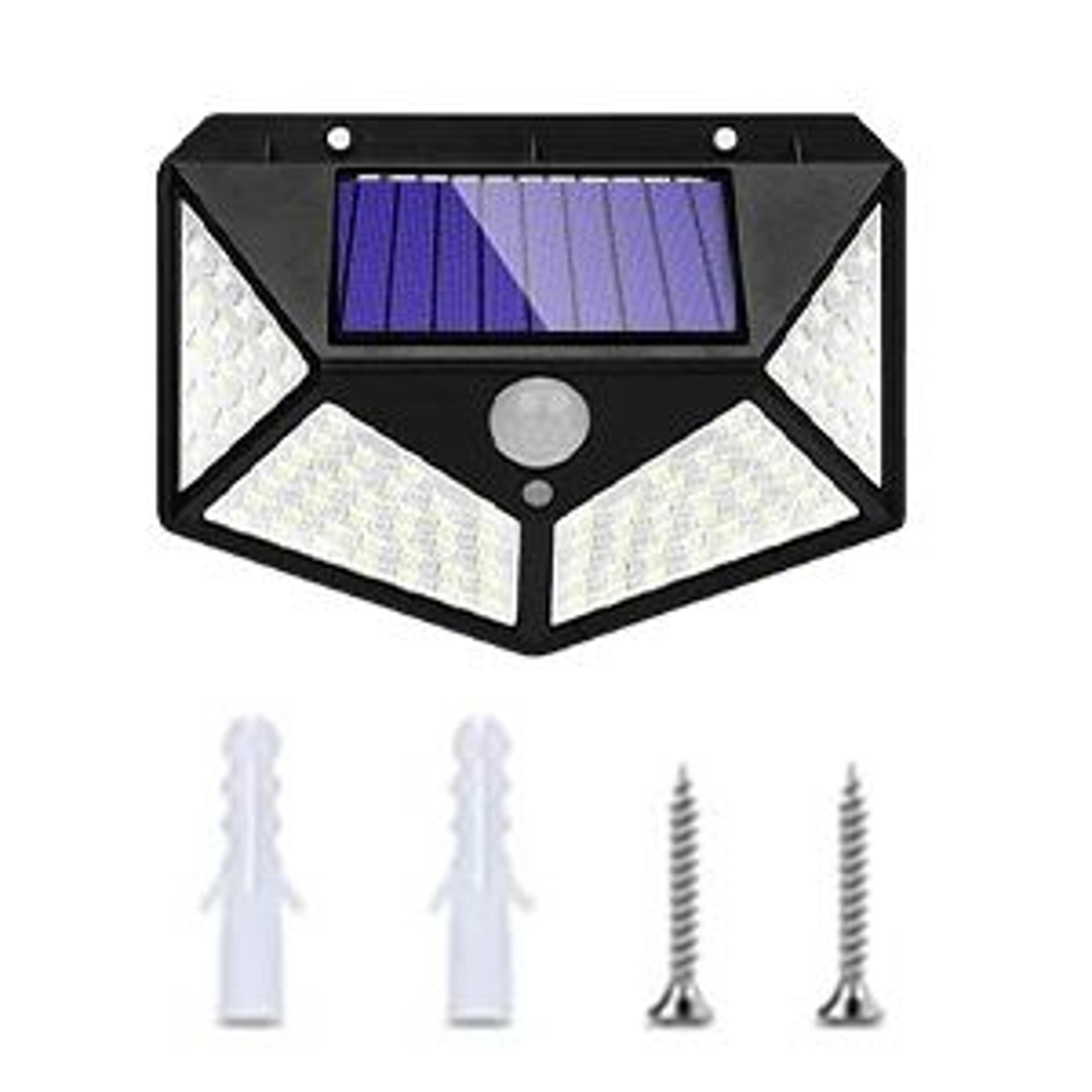BrightGuard 100 LED Solar Motion Sensor Light Outdoor Waterproof Security Lamp 6