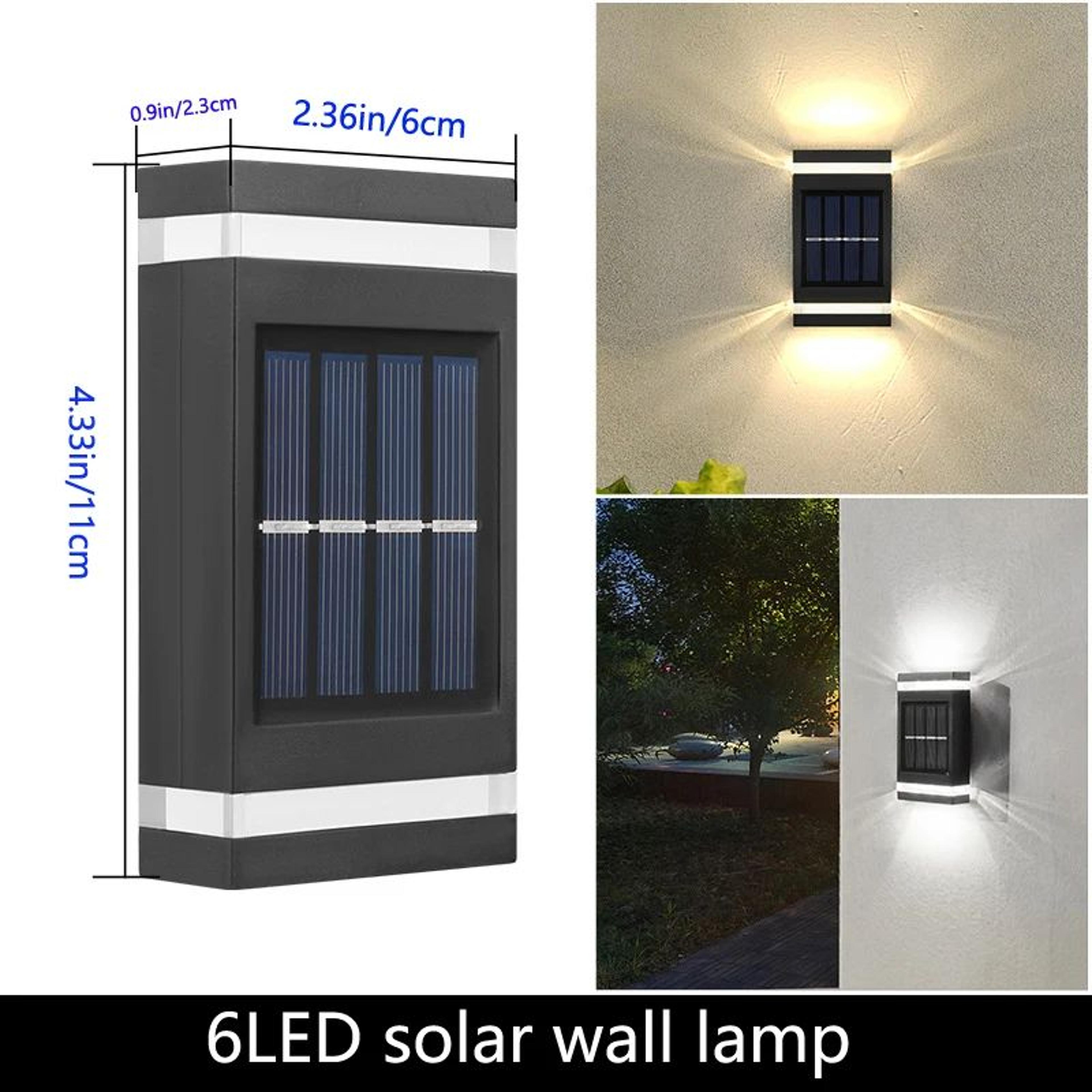 LumaRise Solar Up Down Wall Light  Waterproof Outdoor LED Sconce 1