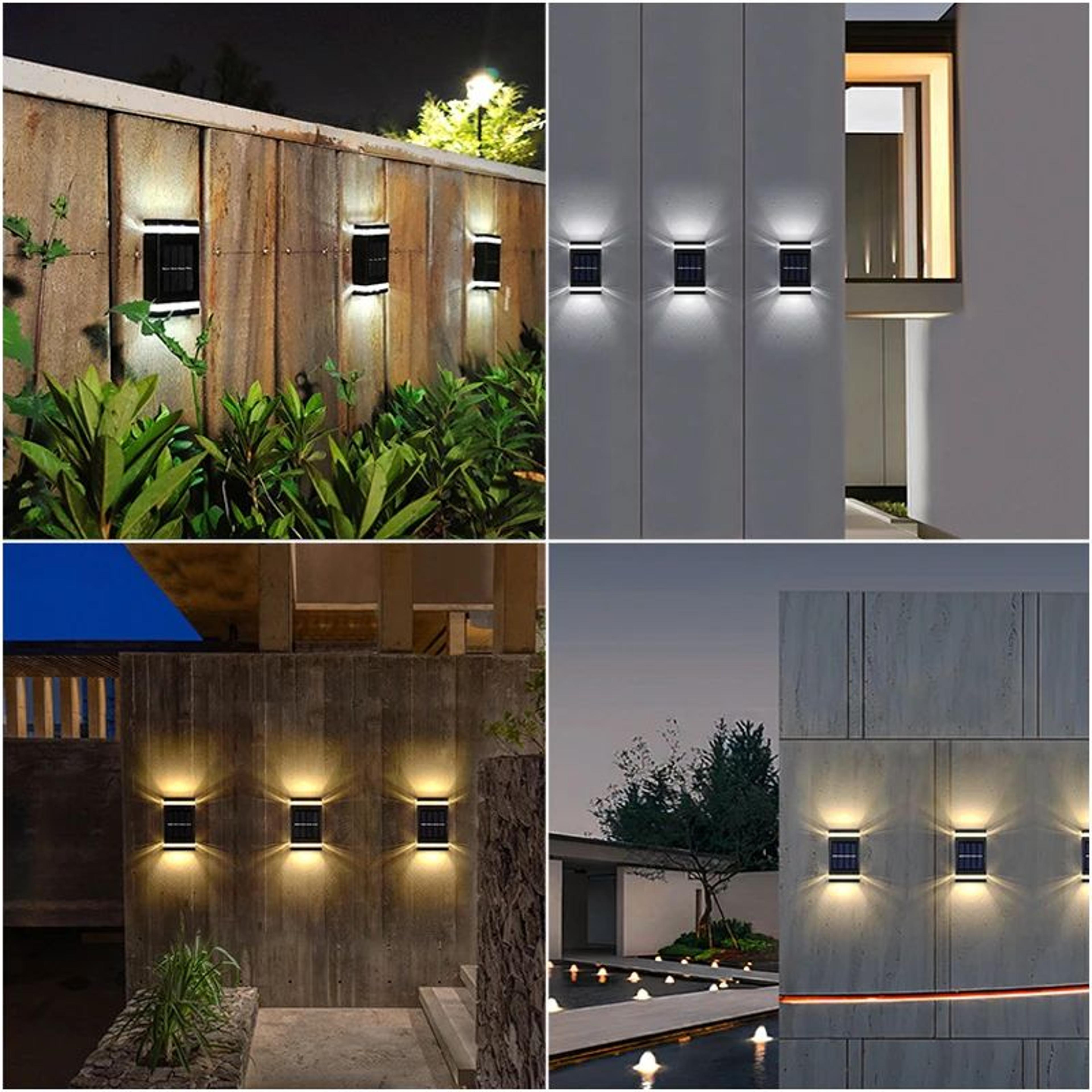 LumaRise Solar Up Down Wall Light  Waterproof Outdoor LED Sconce 5