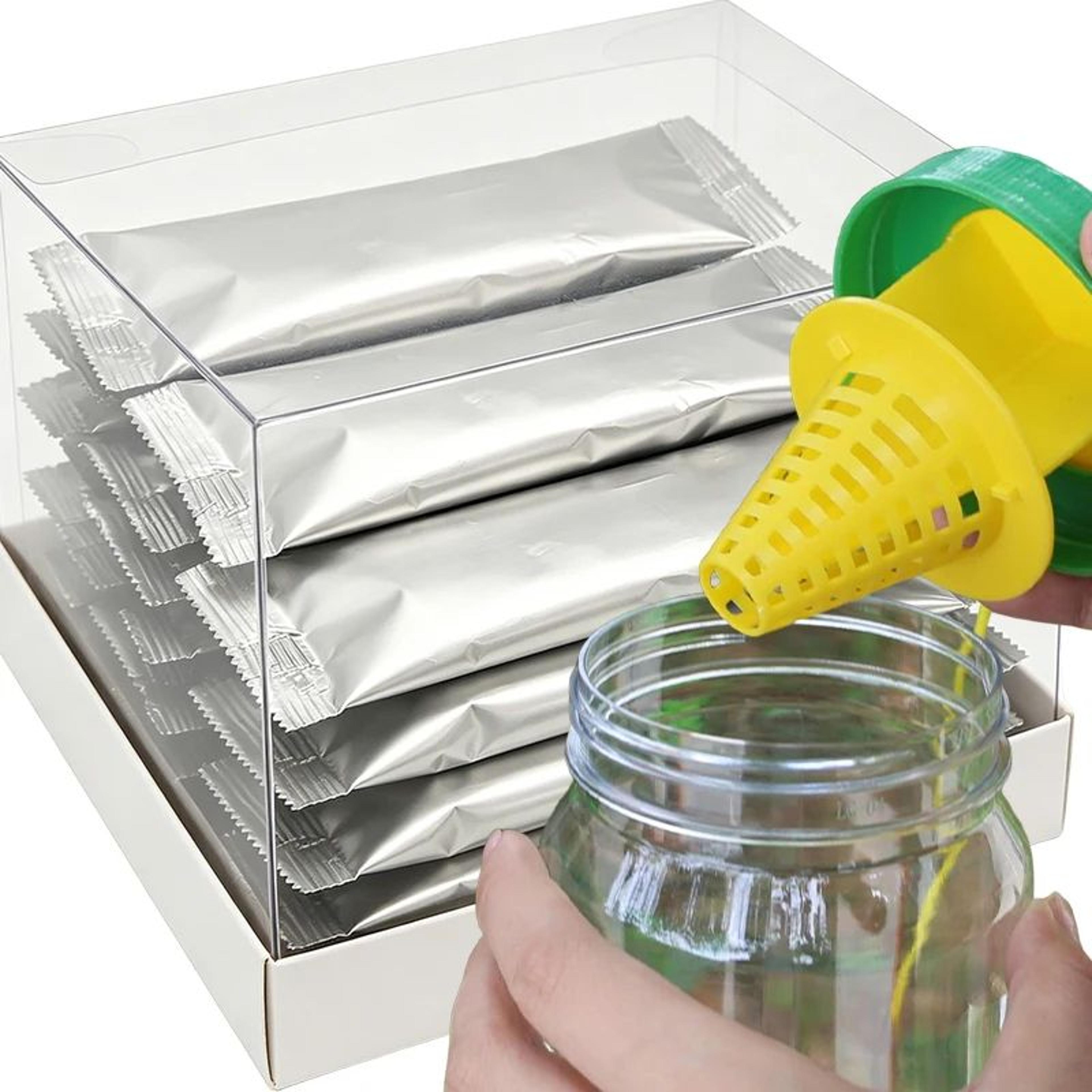 GardenGuard Reusable Fruit Fly Trap With Hanging Bait Catcher 0