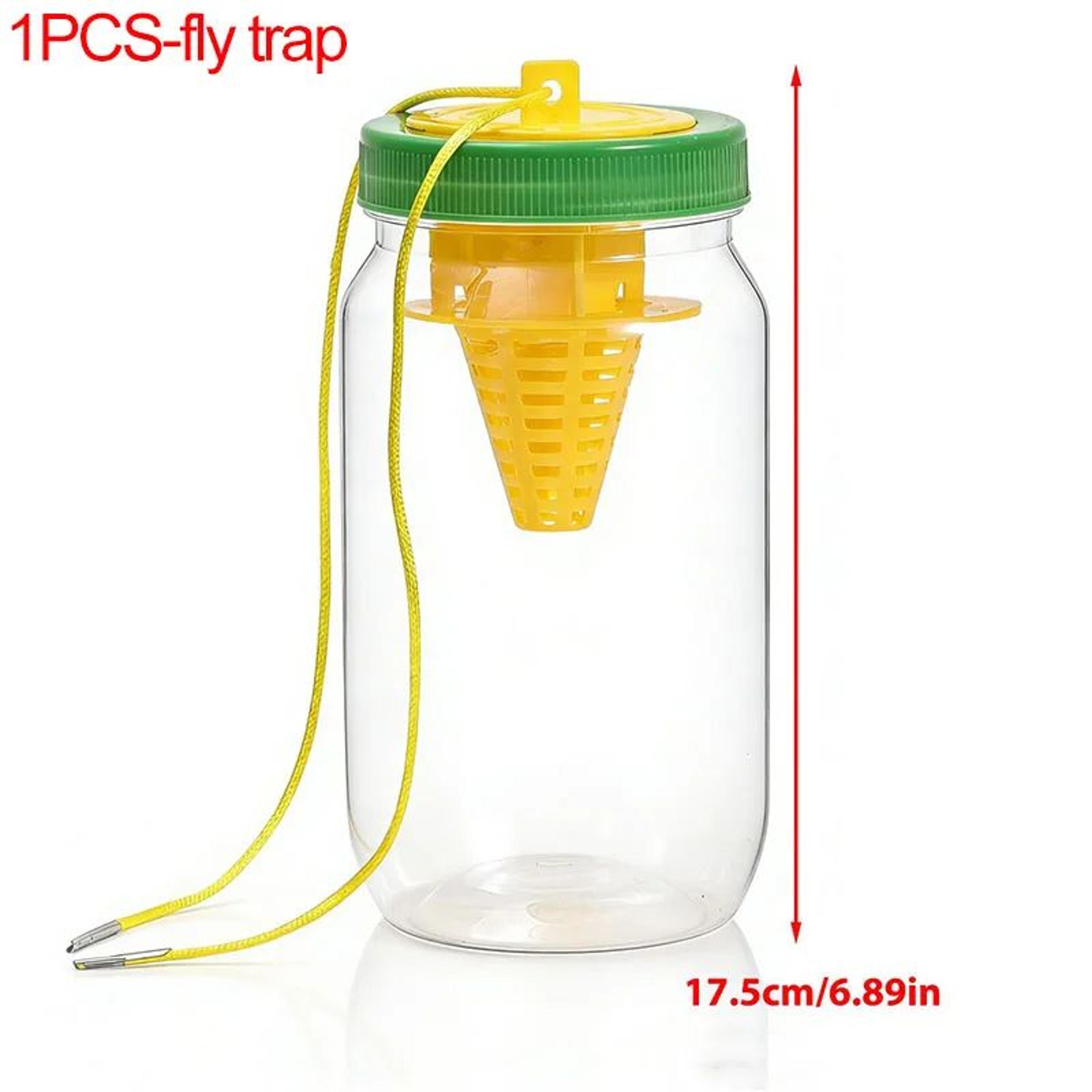 GardenGuard Reusable Fruit Fly Trap With Hanging Bait Catcher 11