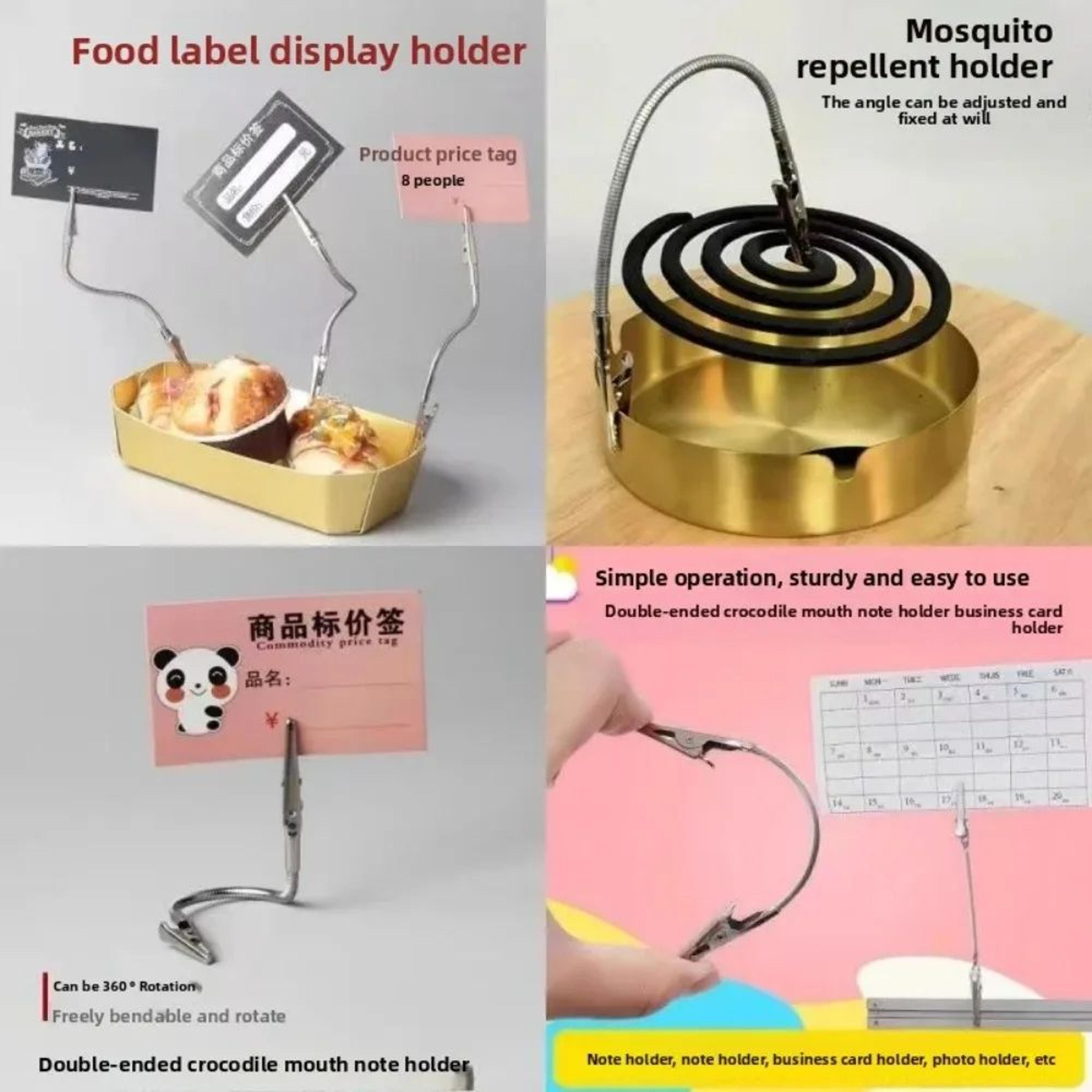 FlexGrip Mosquito Coil Holder And Incense Clip With Adjustable Arm 3