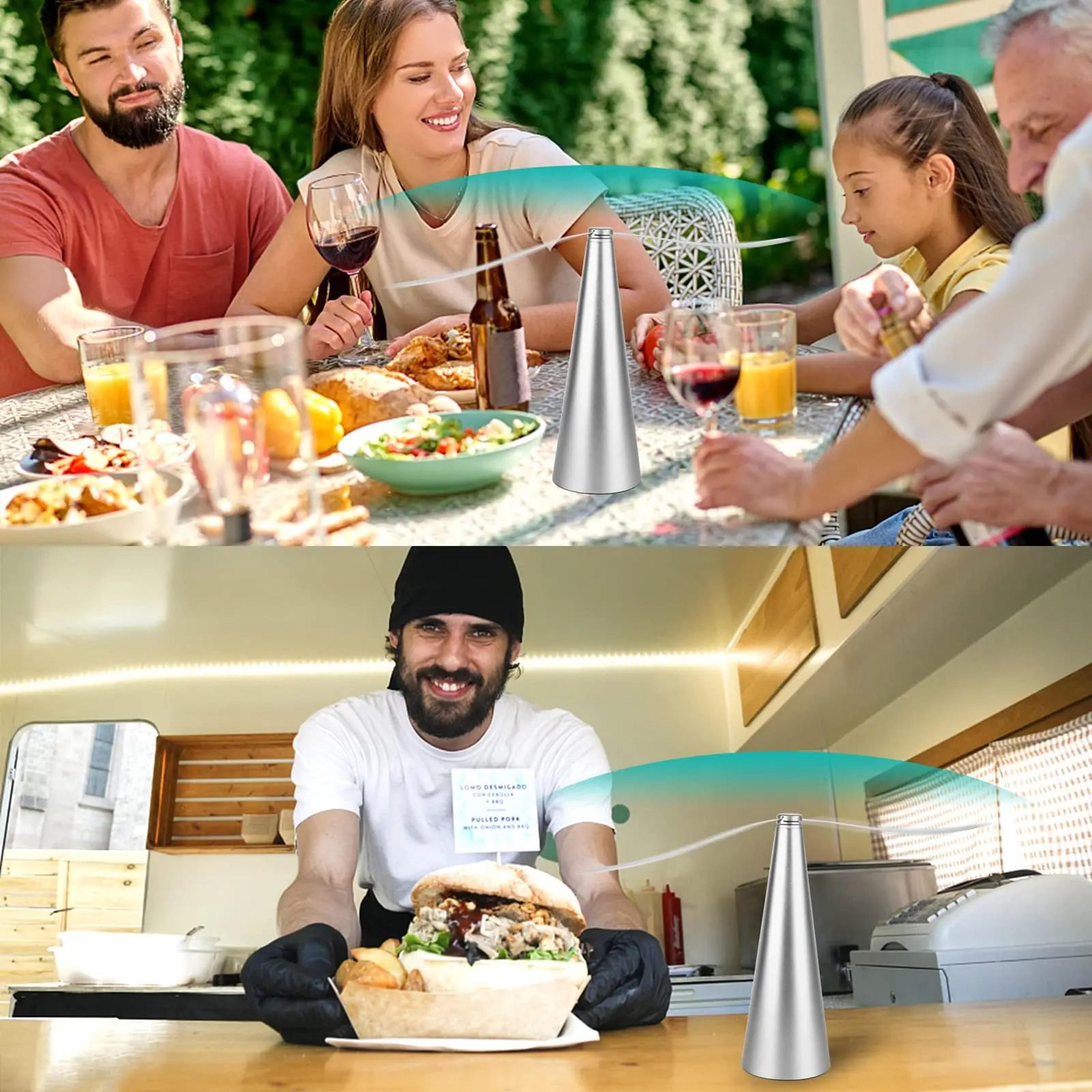FreshAir Table Fly Fan Portable Food Protector 5