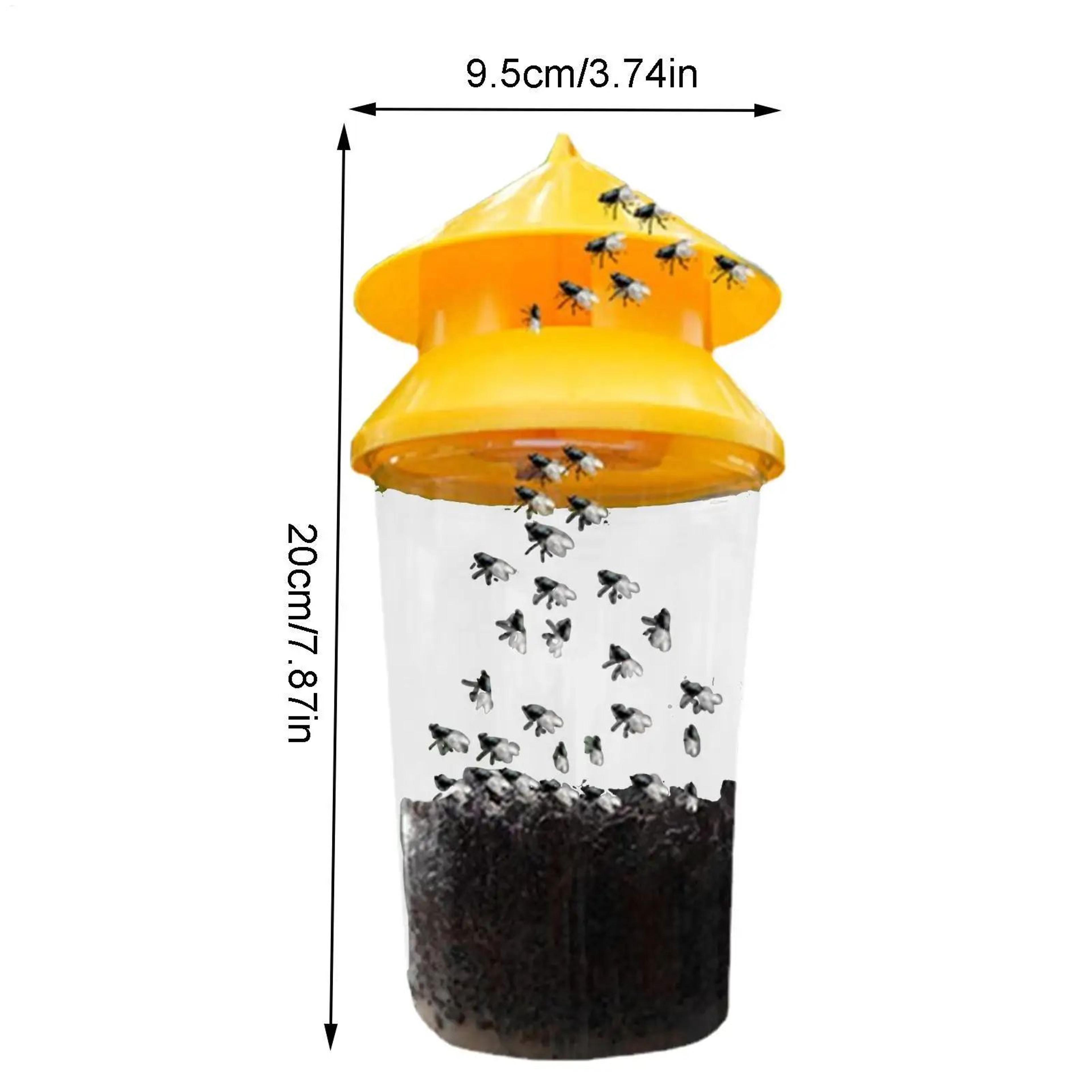 ClearCatch Reusable Outdoor Fly Trap Jars 2Pack For Barns Stables  Gardens 5