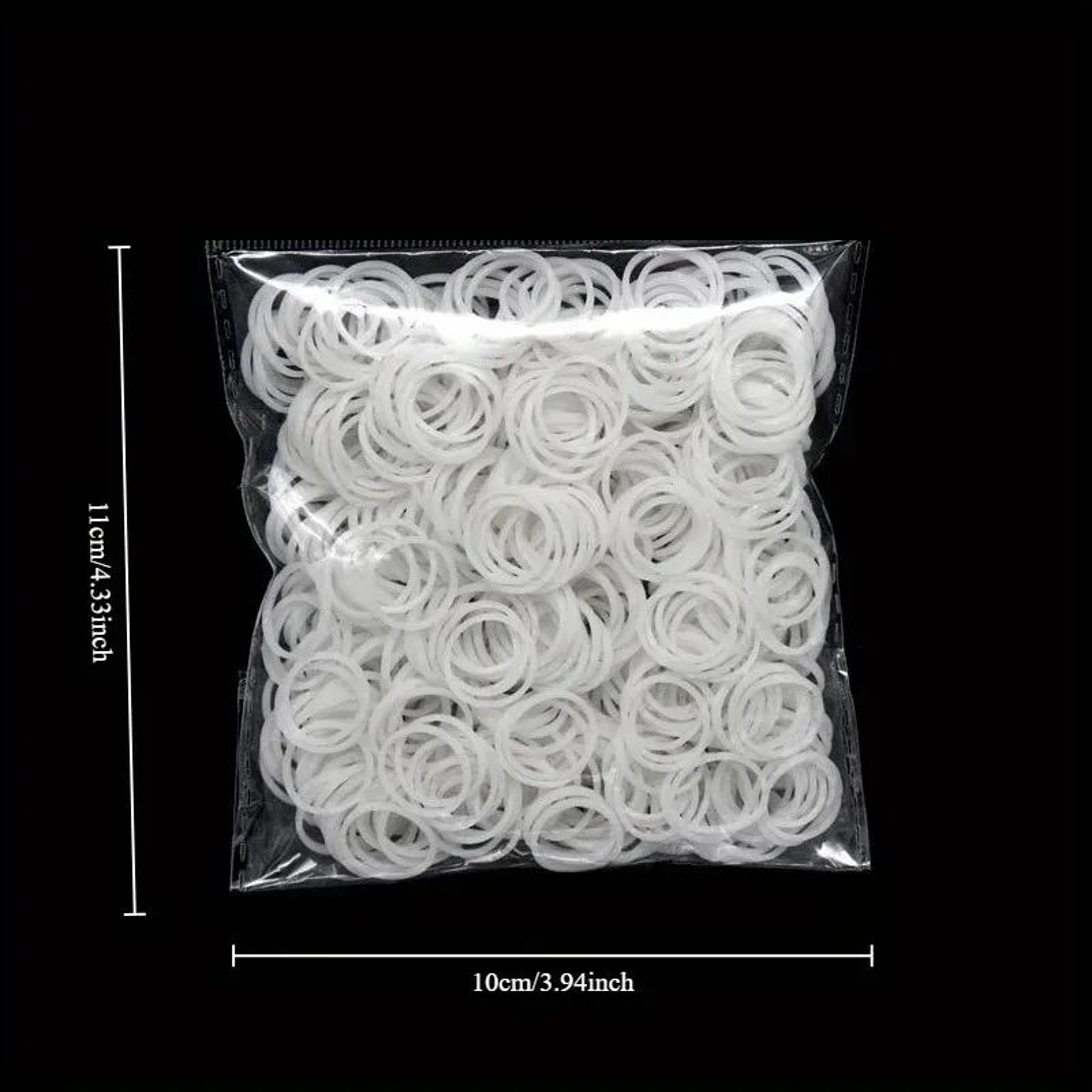 600PCS Rainbow Loom Bracelet Making Kit With Colorful Rubber Bands 7