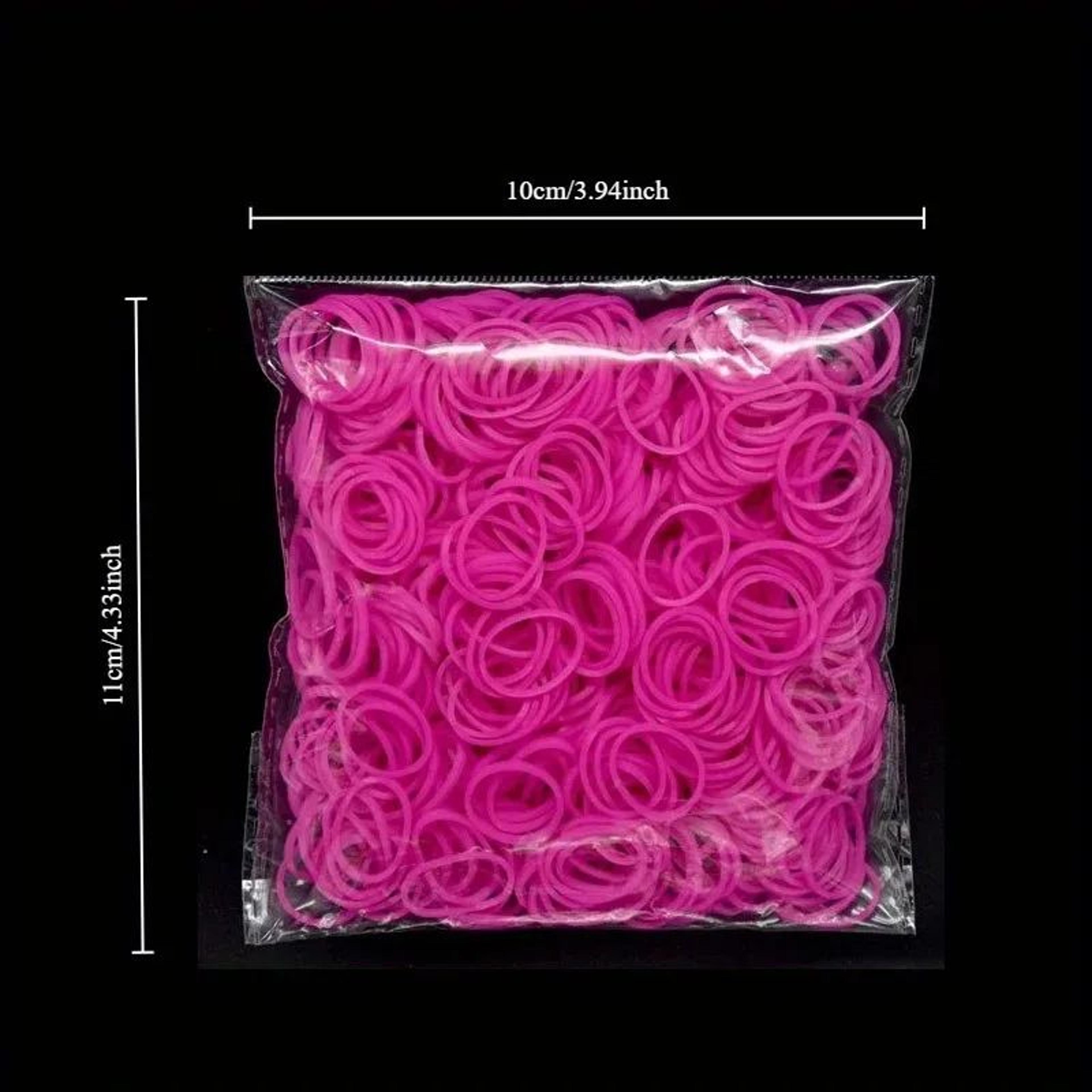 600PCS Rainbow Loom Bracelet Making Kit With Colorful Rubber Bands 16