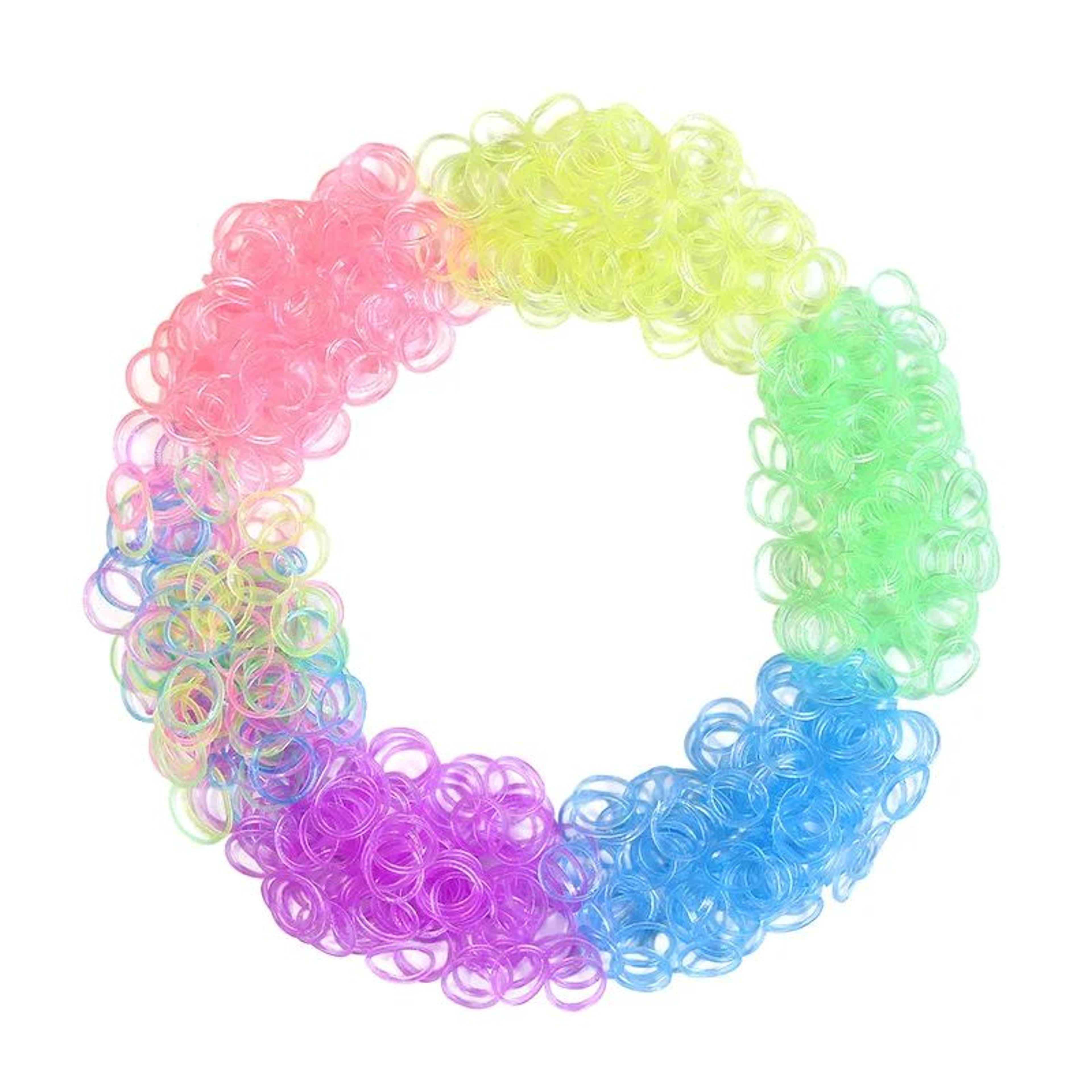 ColorCraft 600Piece Loom Bands Kit For DIY Bracelets And Jewelry 3