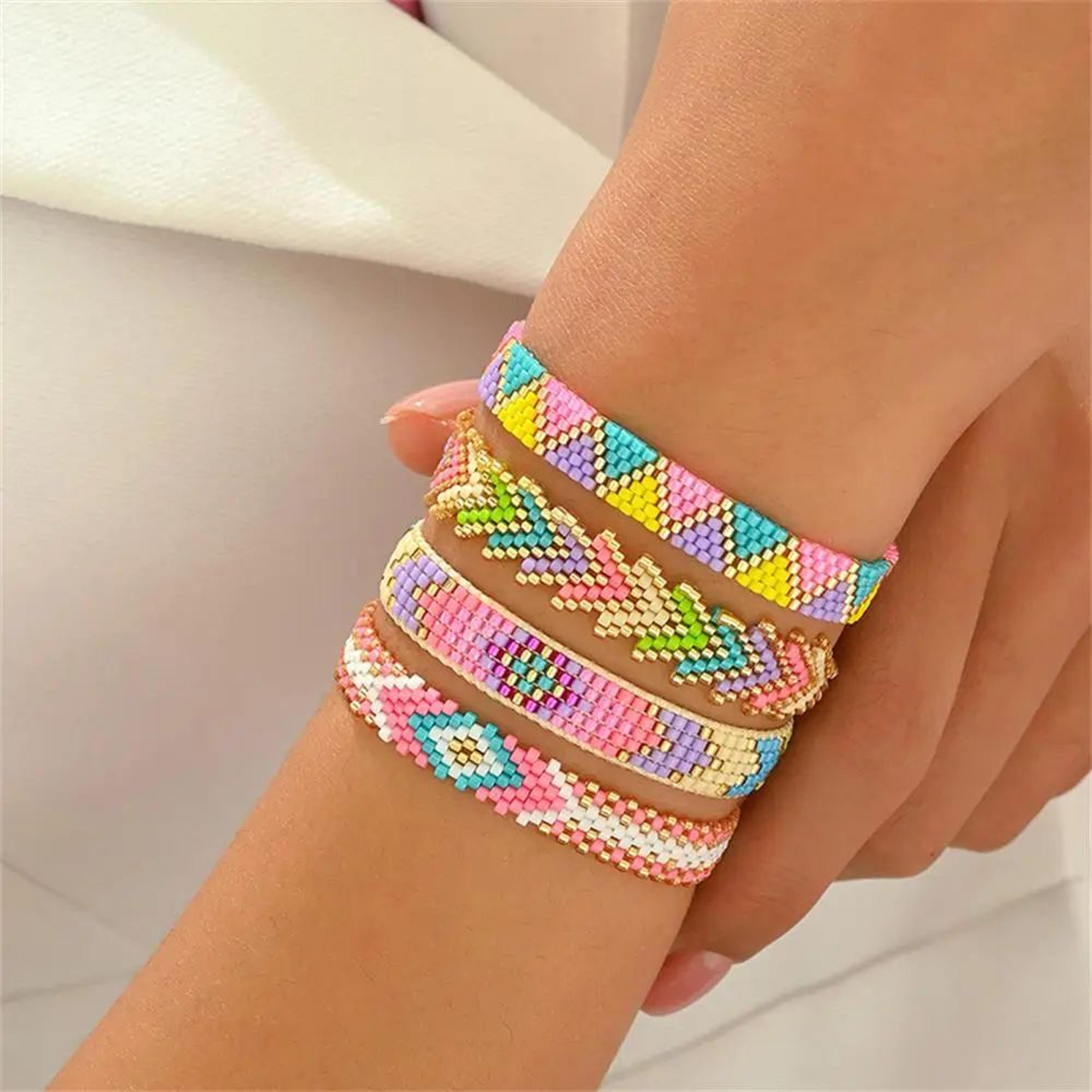 Miyuki Harmony 4Piece Beaded Bracelet Set For Couples 10