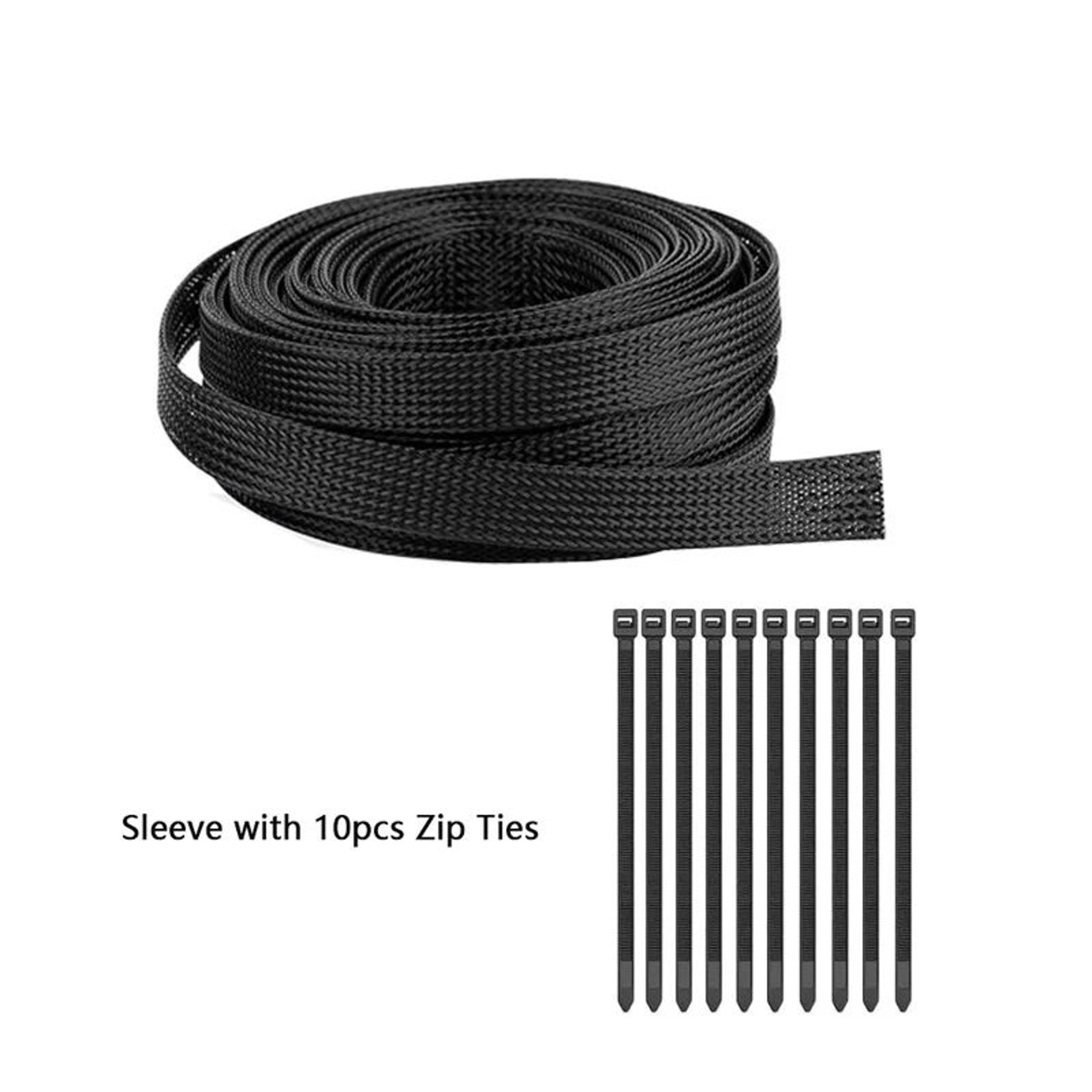 FlexGuard Expandable Braided Cable Sleeve For Clean Cable Management 7