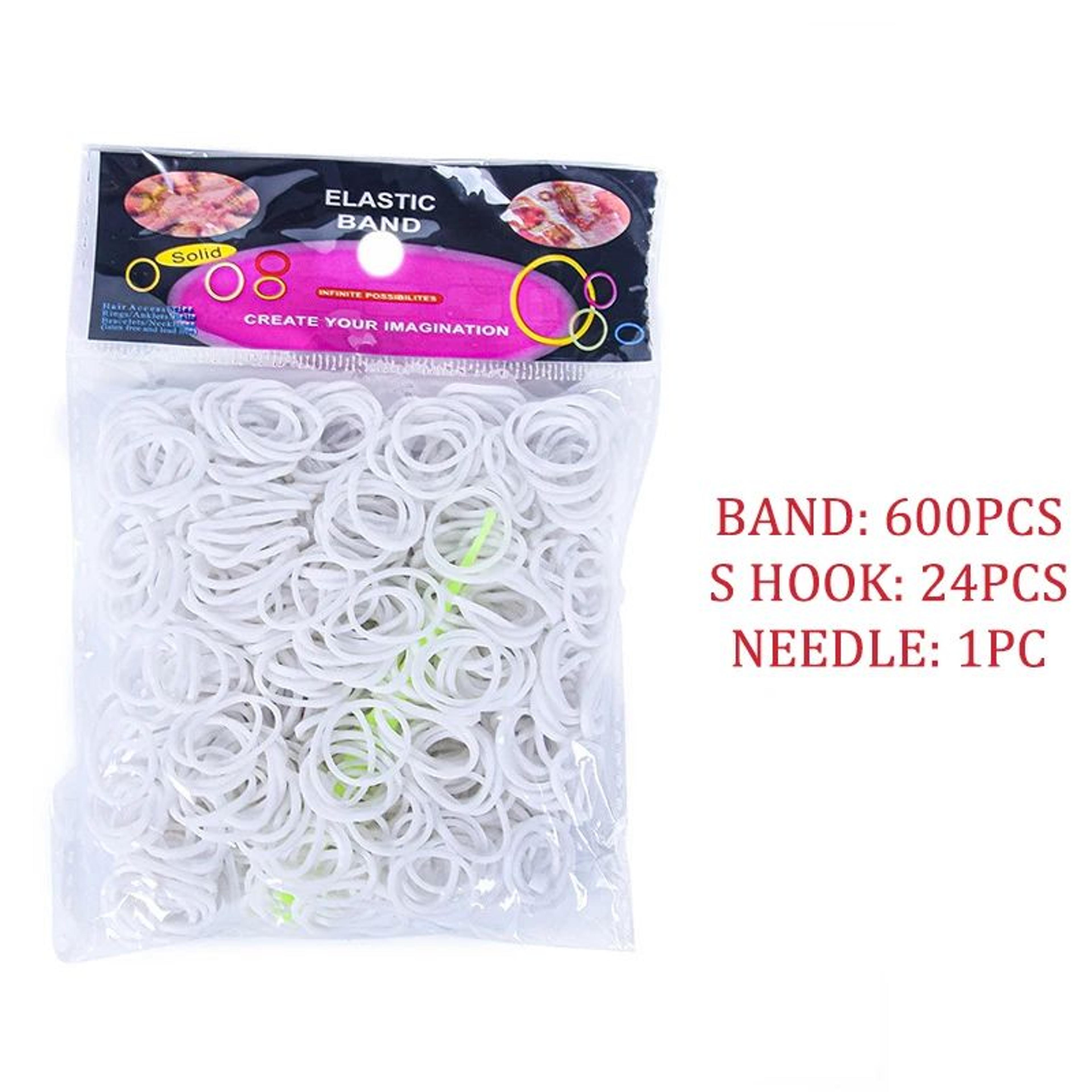 600PCS Colorful Loom Bands Bracelet Making Kit For DIY Friendship Jewelry 6