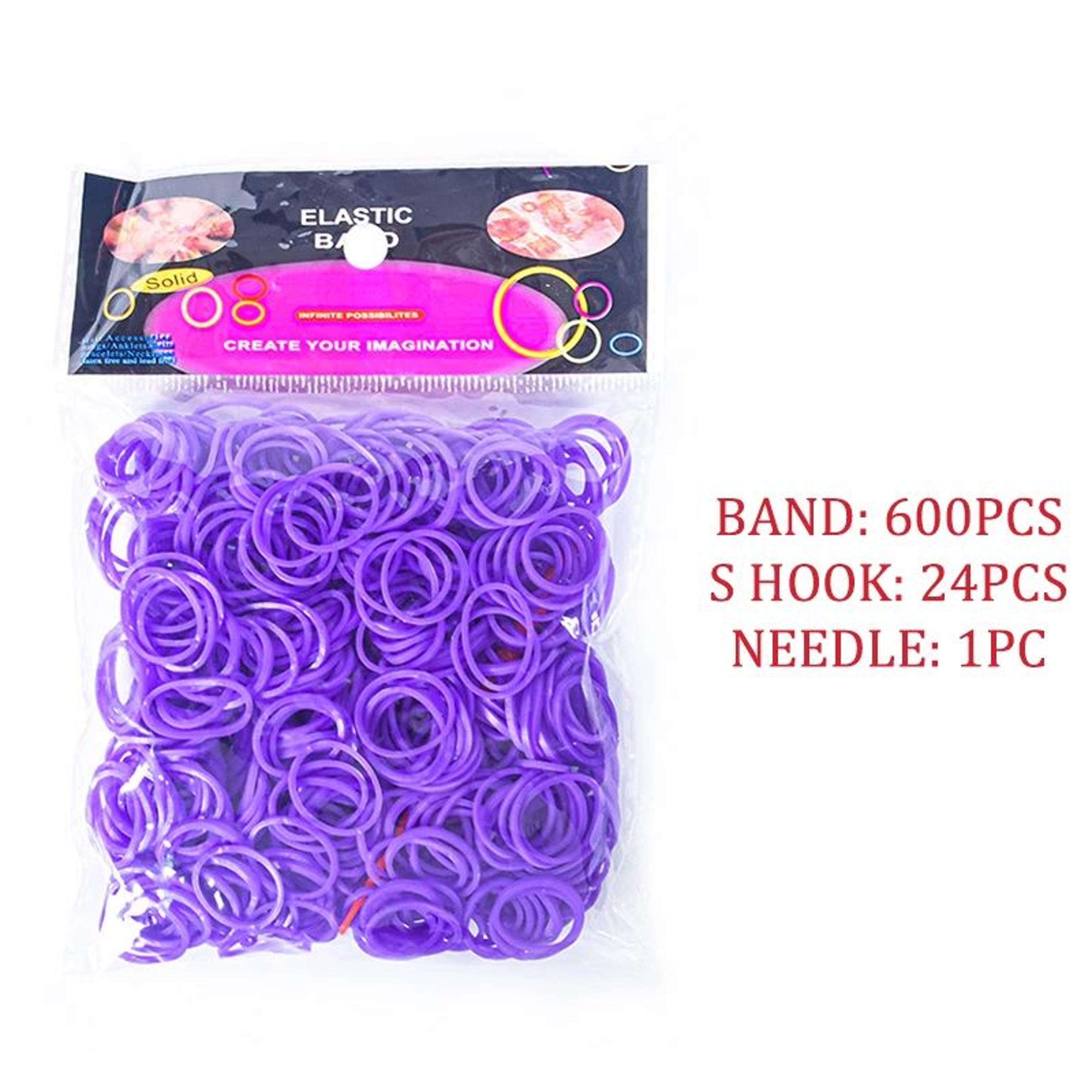 600PCS Colorful Loom Bands Bracelet Making Kit For DIY Friendship Jewelry 8