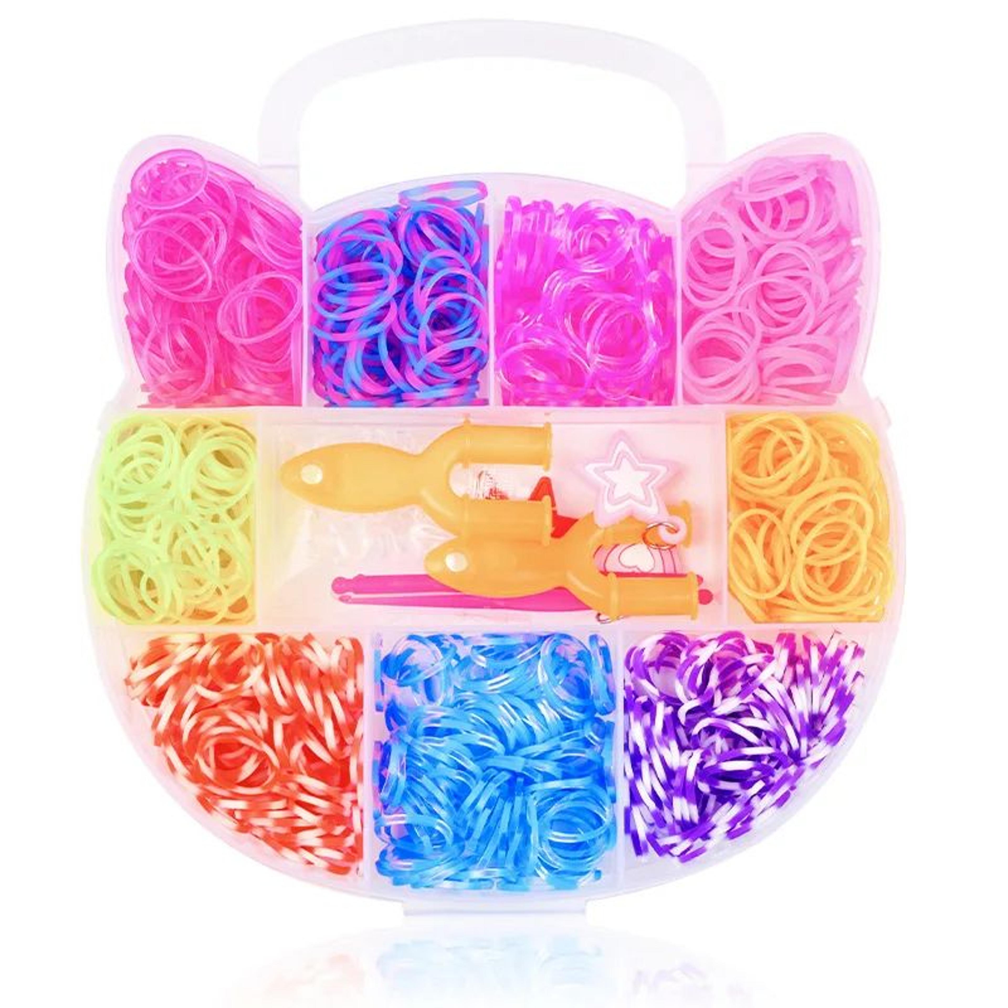 600PCS Rainbow Loom Bands Bracelet Making Kit For Kids 2