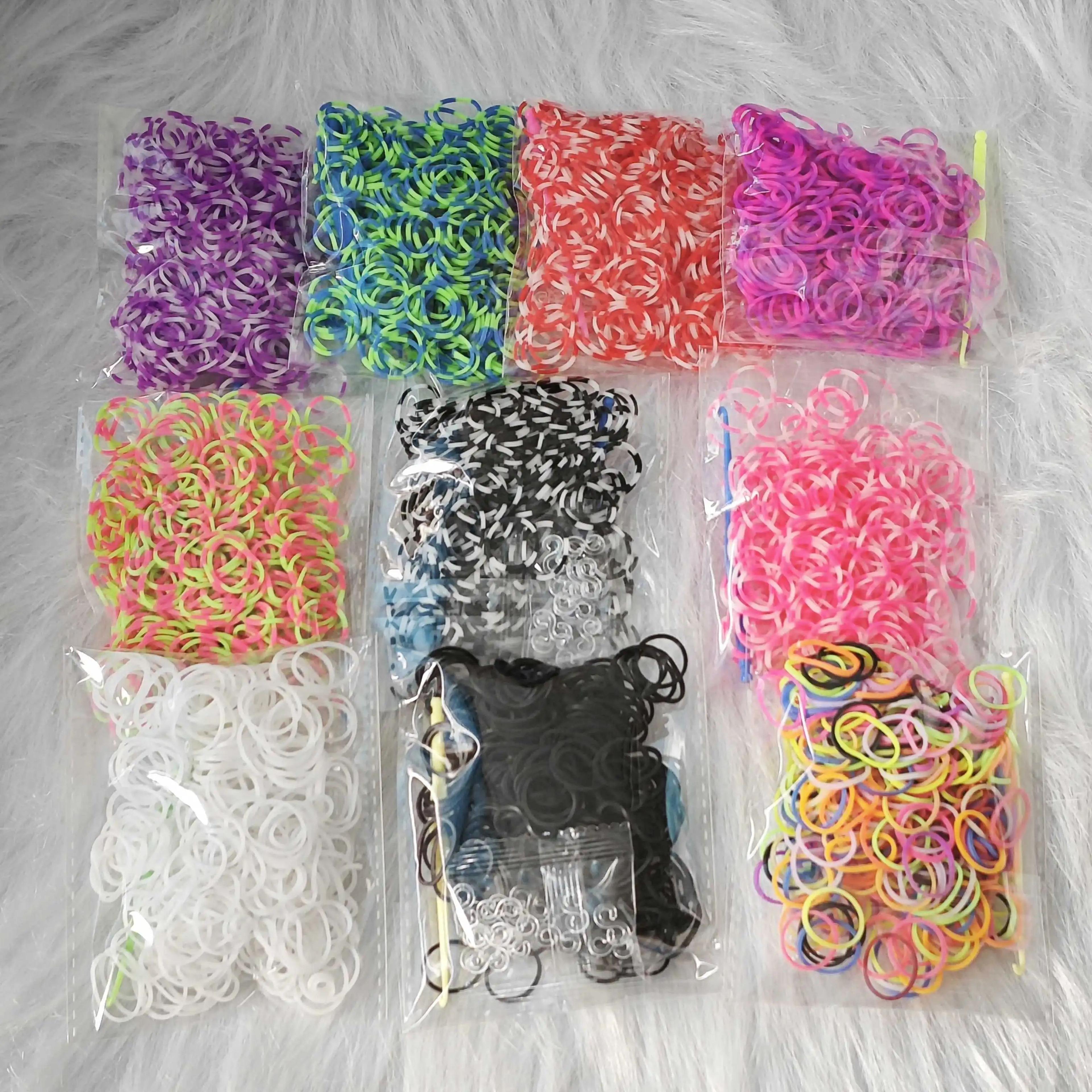 20007260PCS Colorful Loom Band Bracelet Making Kit For Kids 4
