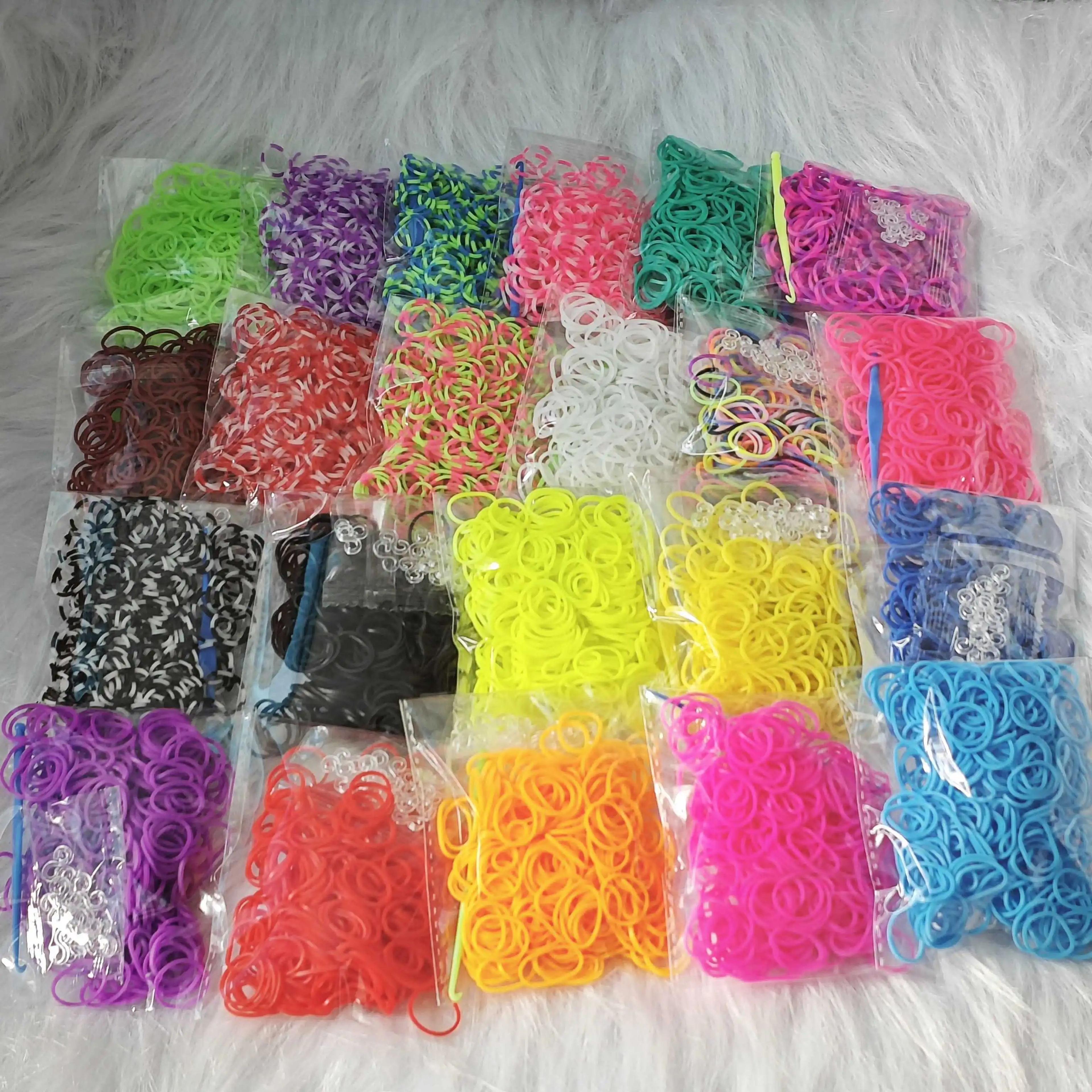 20007260PCS Colorful Loom Band Bracelet Making Kit For Kids 9