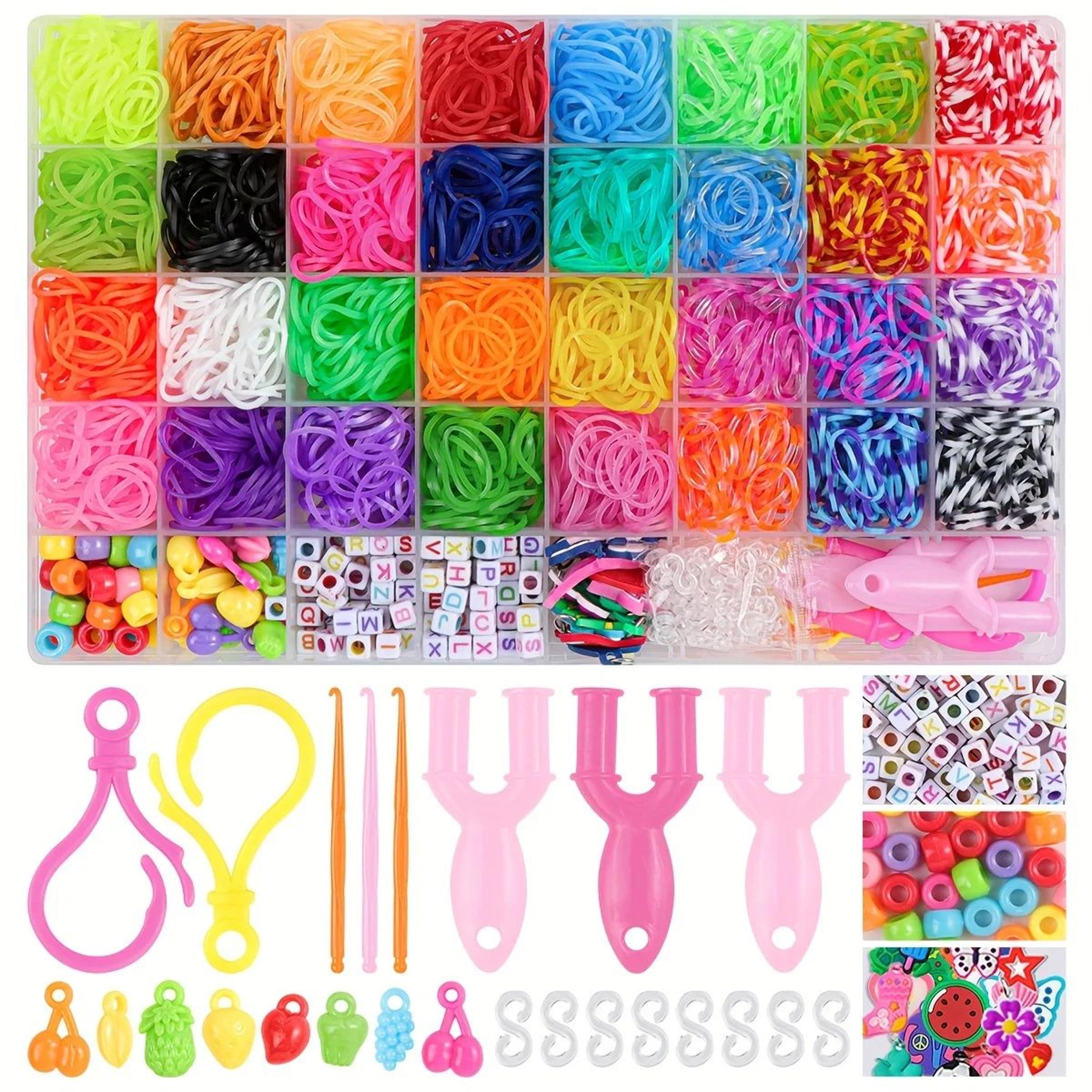 Colorful 122440 Grid Rubber Band Bracelet Making Kit For DIY Crafts 1